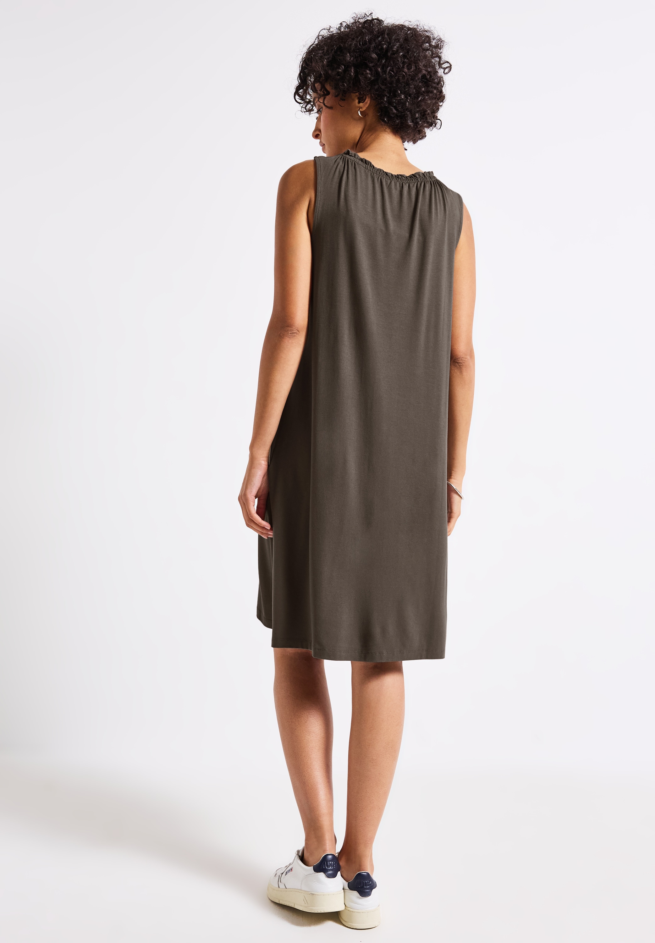 STREET ONE Jerseykleid, mit Raffung