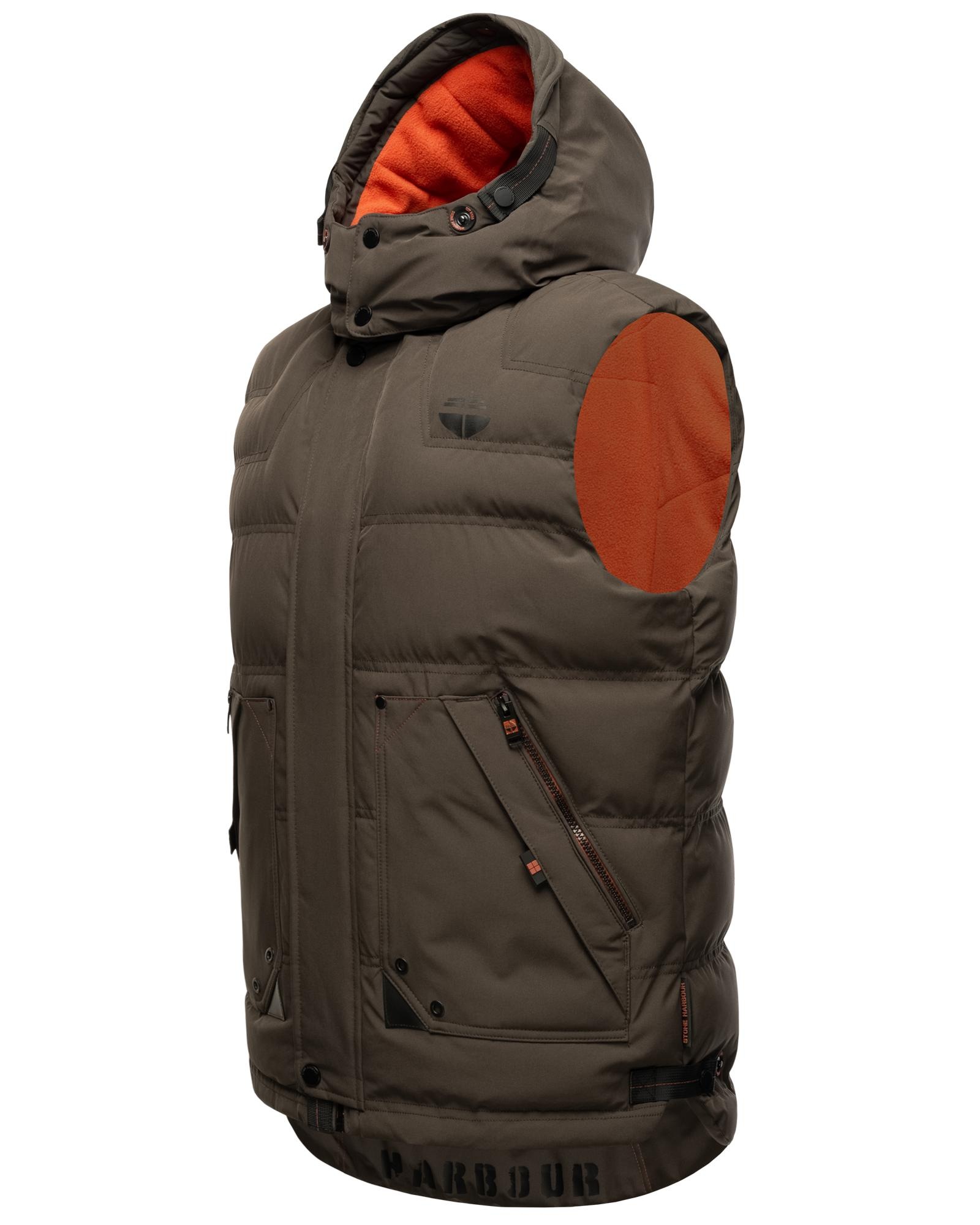 Stone Harbour Steppweste "Egoor", Sportliche Outdoorweste mit abnehmbarer K günstig online kaufen