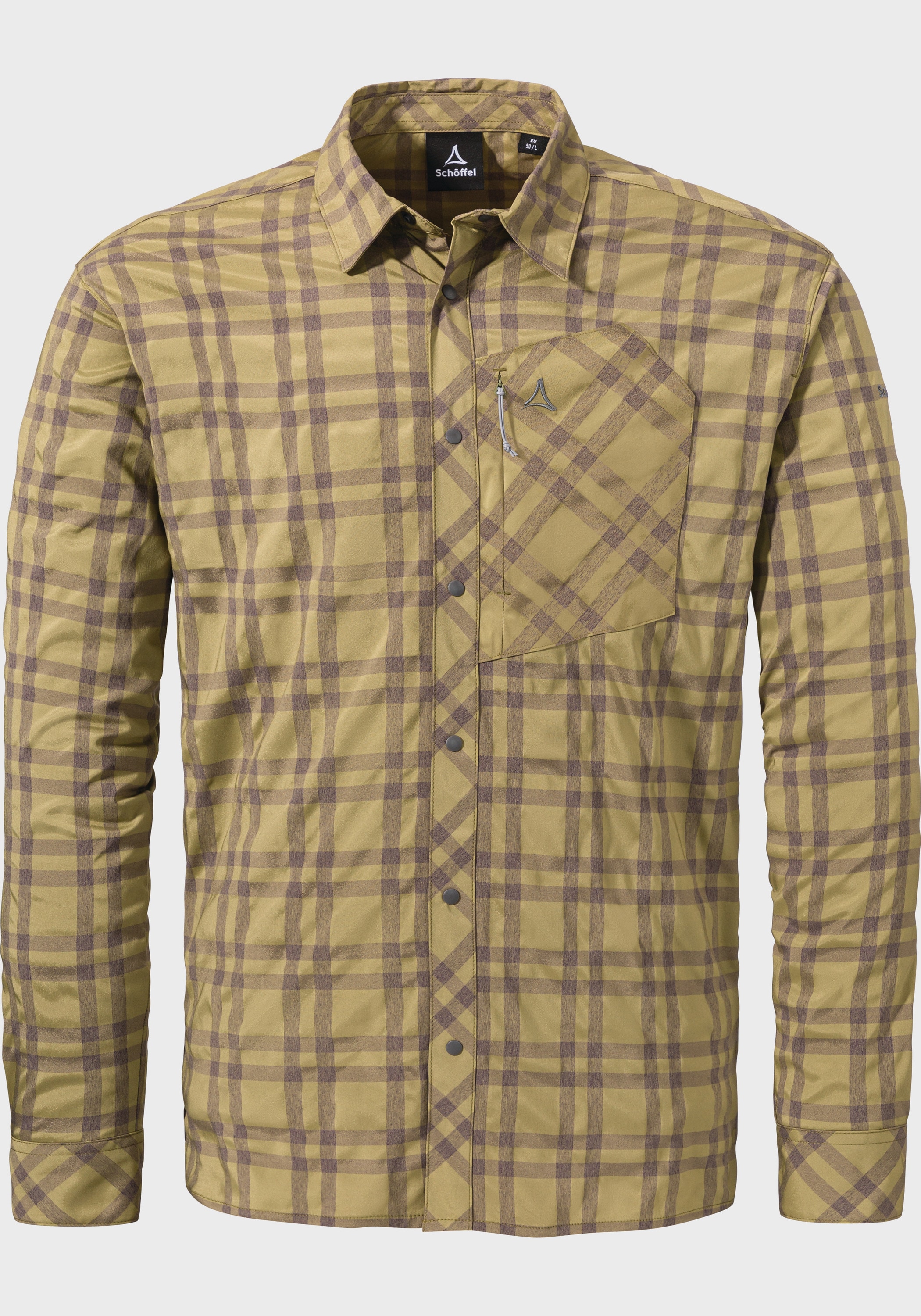 Schöffel Herren 4605 Grün Outdoorhemd "Hiking Shirt Style Dynkur Mns" erhältlich in Größe  von Baur