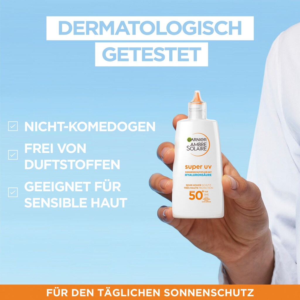 GARNIER Sonnenschutzfluid »Ambre Solaire Sensitive expert+«