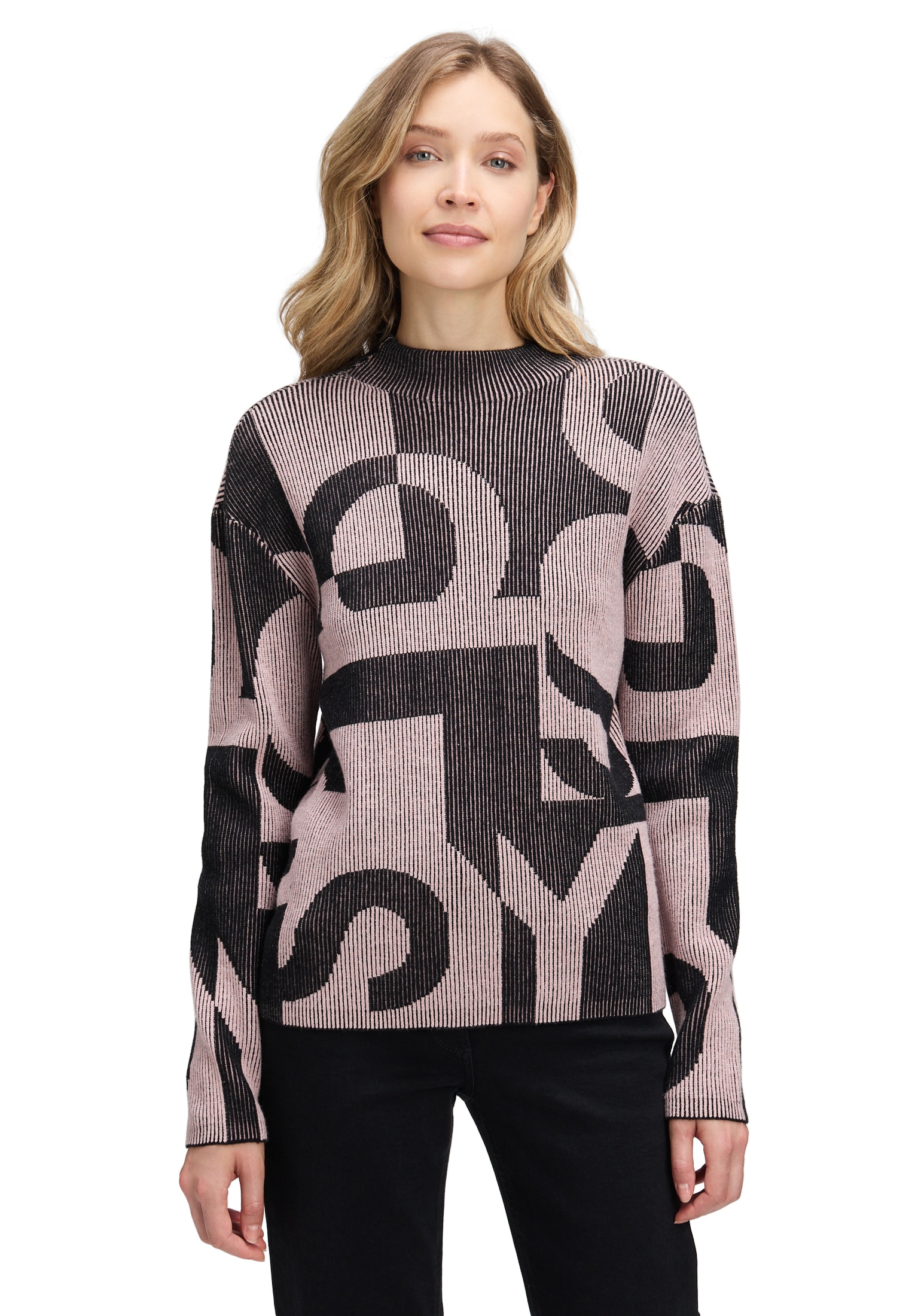 Betty Barclay Strickpullover "Damen Grobstrick-Pullover mit Jacquard", 1 St günstig online kaufen