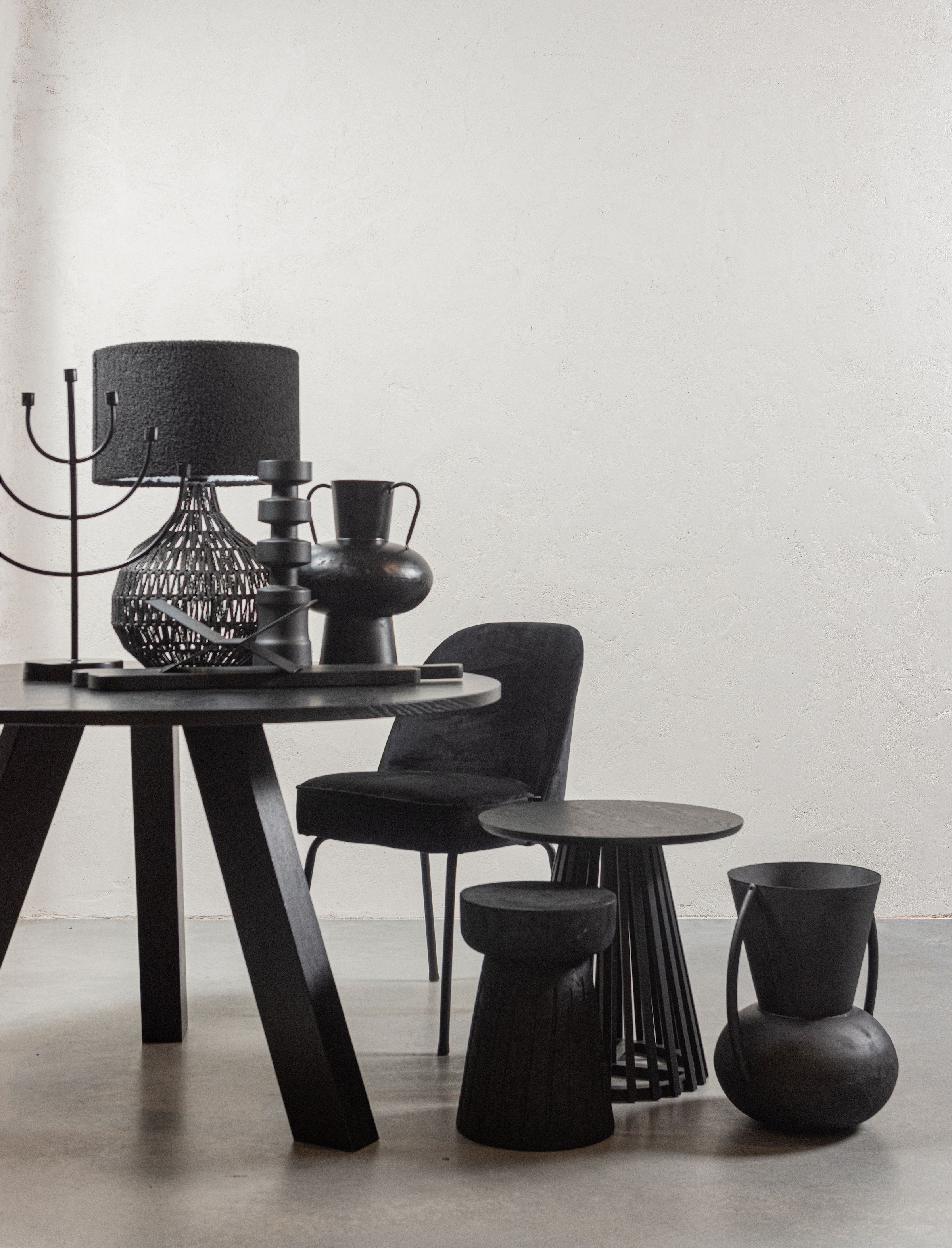 WOOOD Hocker »Borre aus Paulowniaholz mit sichtbare Maserung Ø 28 x H 40 cm« Vollstandig montiert geliefert, Pfleiglicht, Tragkraft 20 kg