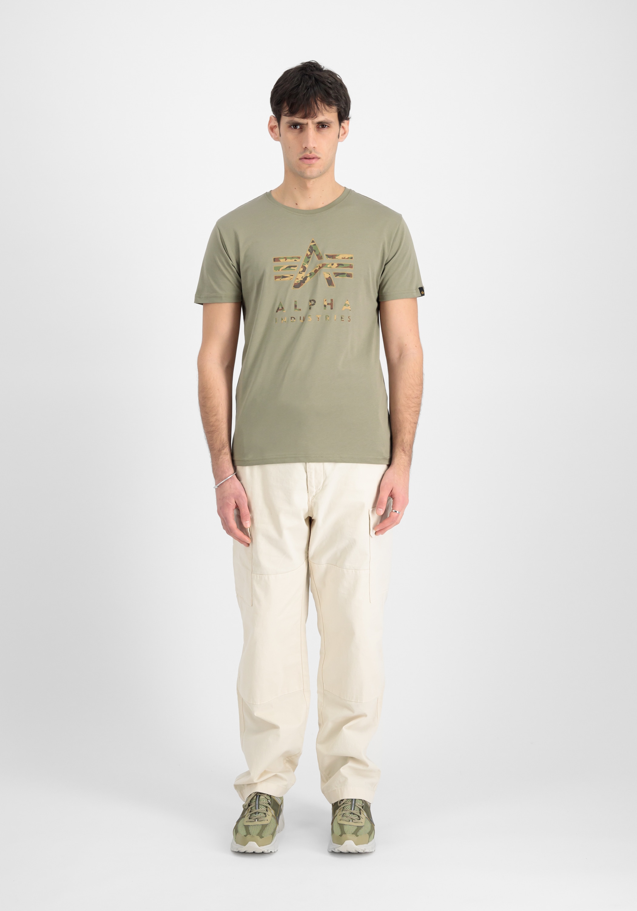 Alpha Industries T-Shirt "Alpha Industries Men - T-Shirts Camo Puff Print T günstig online kaufen