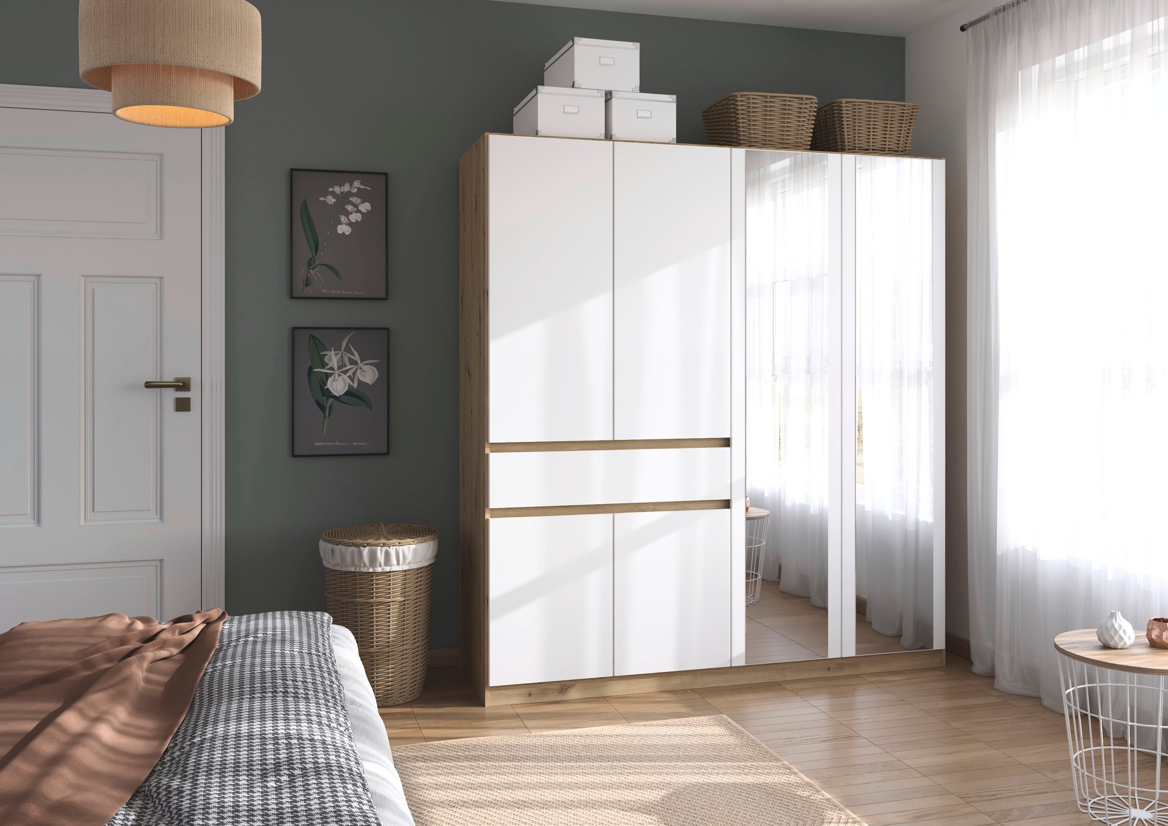 rauch Kleiderschrank "Tübingen" mit Spiegel günstig online kaufen