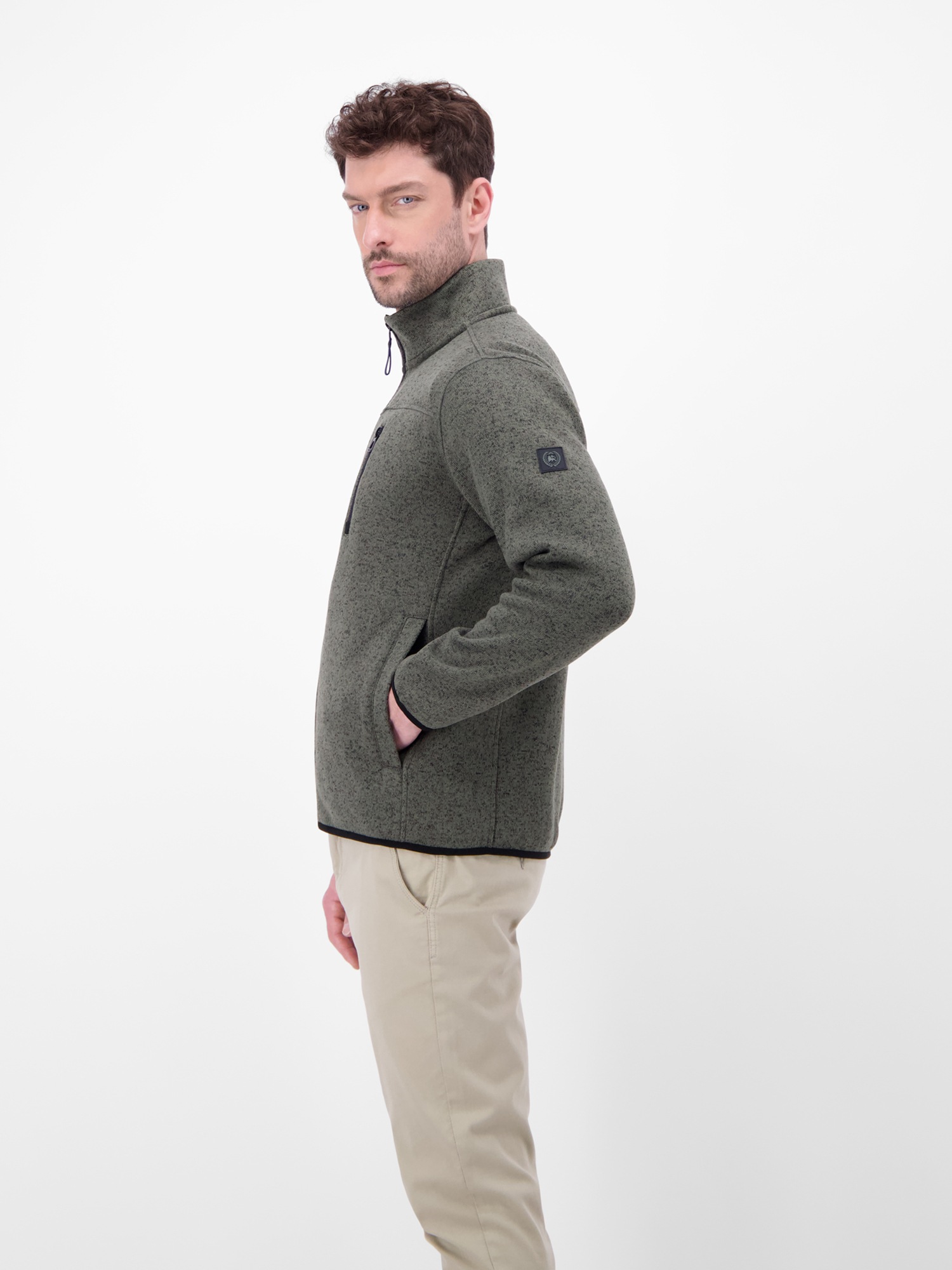 LERROS Sweatjacke "LERROS Fleecejacke für Herren - warm, leicht, urban" günstig online kaufen