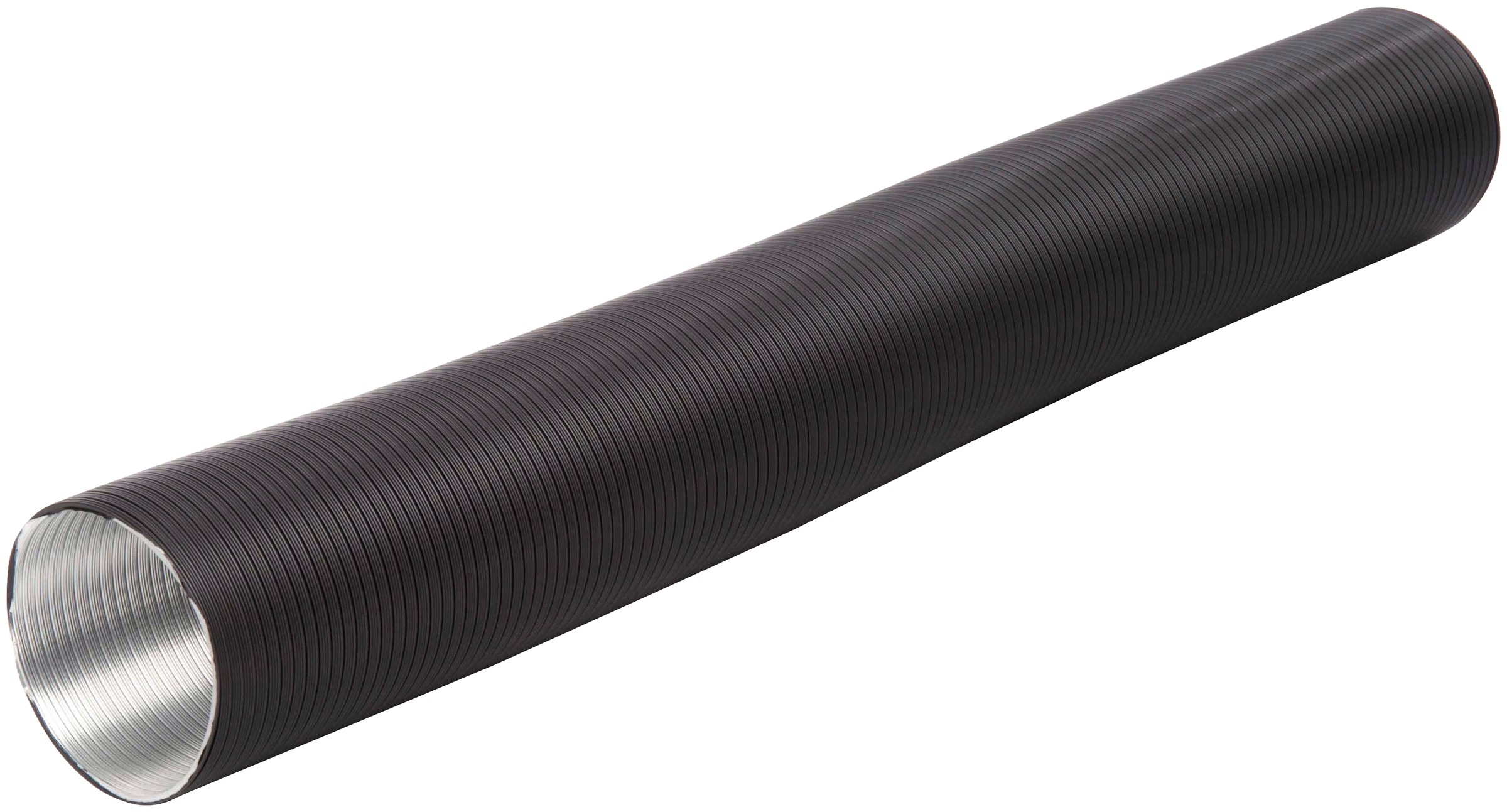 JUSTUS Flexrohr "Alu-Flex", L:150cm, schwarz, Rohre, ausziehbar, 60-150 cm