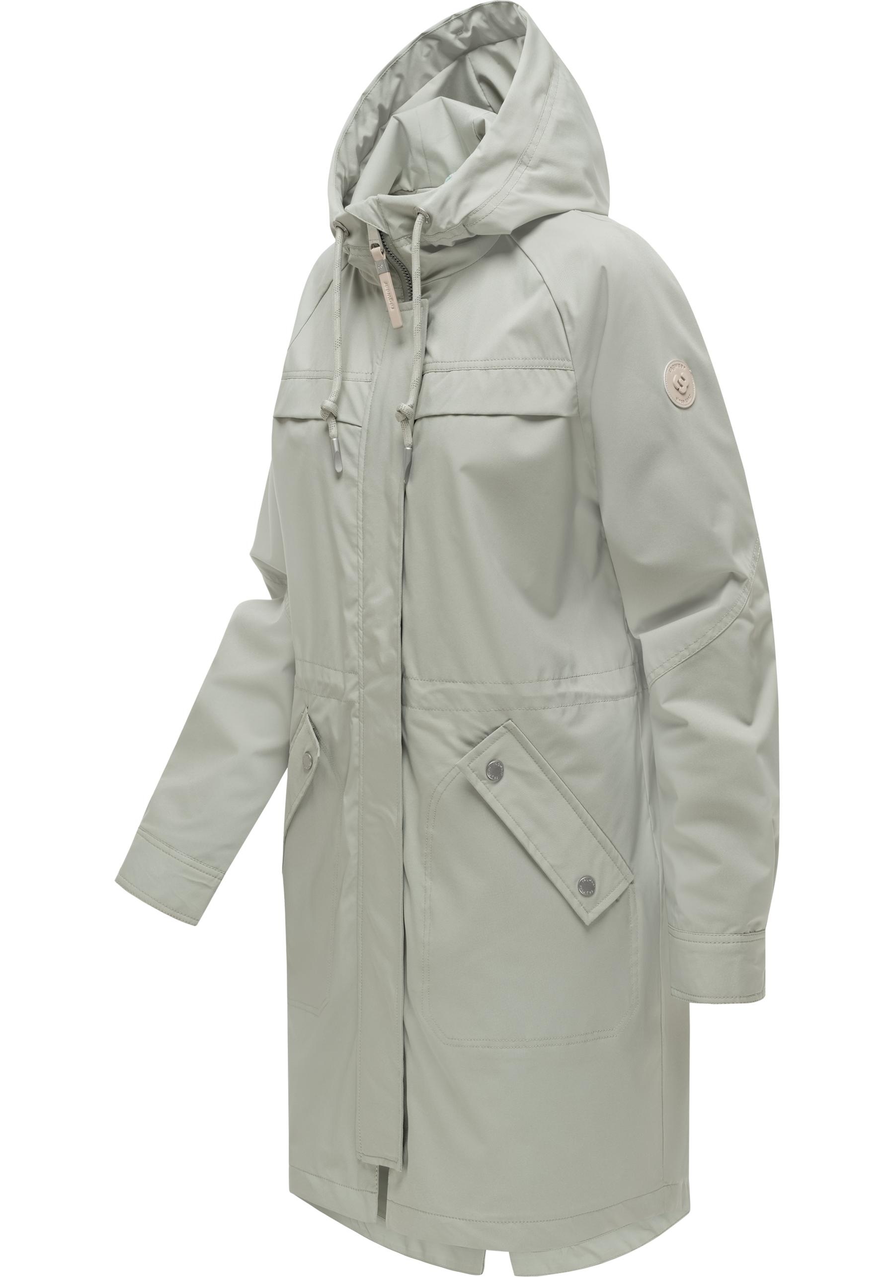 Ragwear Regenmantel "Ximenna" wasserdichter und atmungsaktiver Damen Überga günstig online kaufen