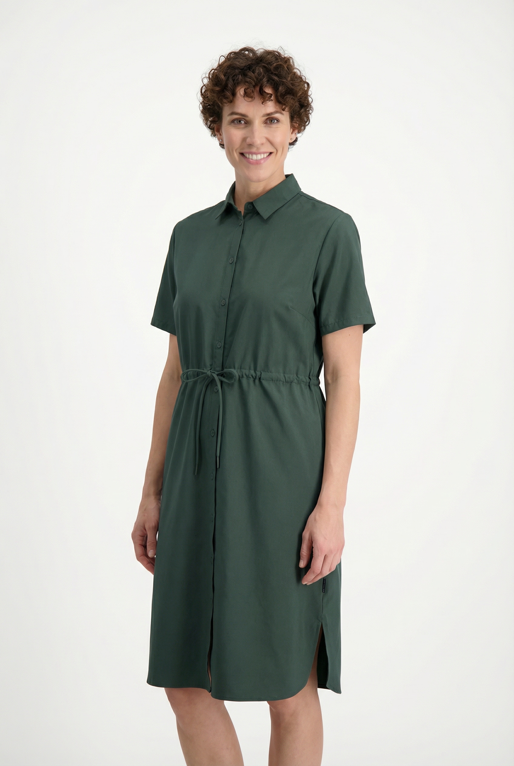 Jack Wolfskin Sommerkleid "WAIMEA DRESS W" hauchdünnes Material, mit Stretchkomfort, aus Polyester