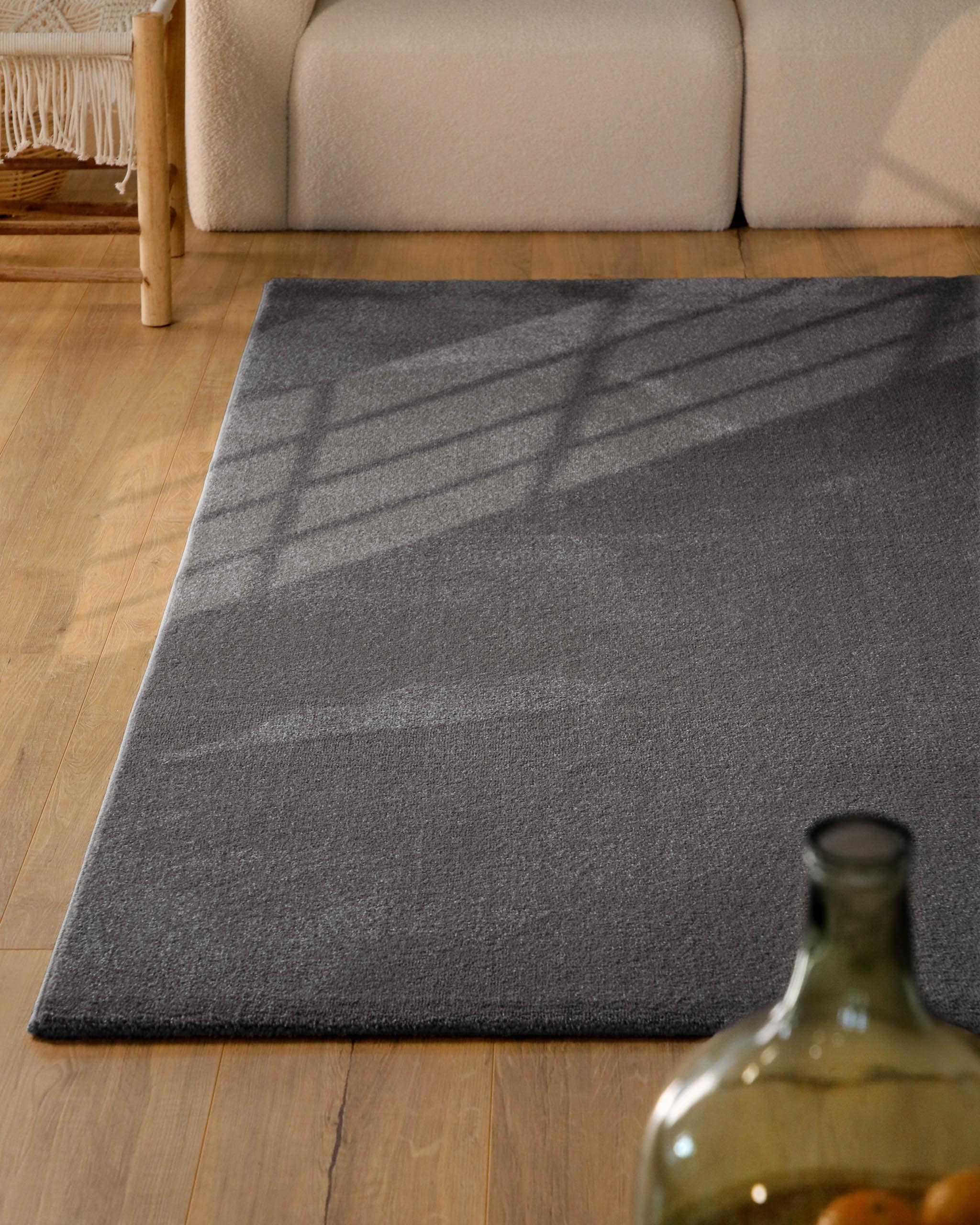 Esprit Teppich "Vegas - ESPRIT Kollektion" rechteckig 15 mm Höhe Kurzflor, uni, gewebt, pflegeleicht, formstabil, für Fußbodenheizung
