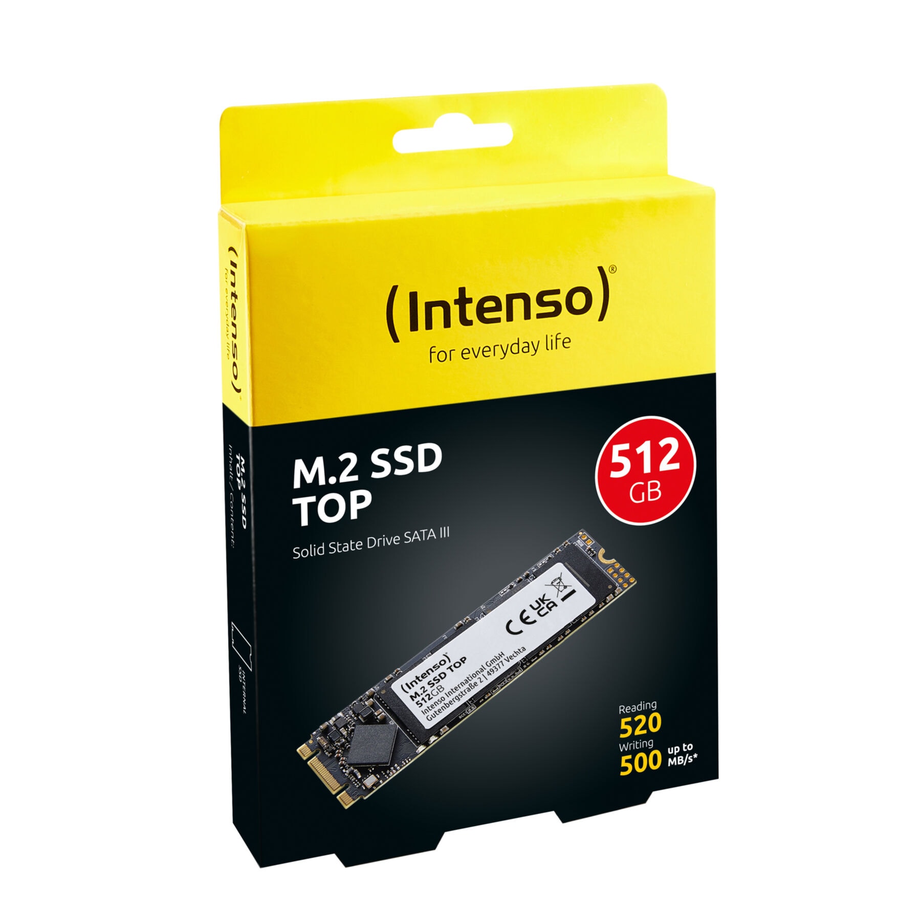 Intenso interne SSD »Top 512GB«, Anschluss M.2 (2880)
