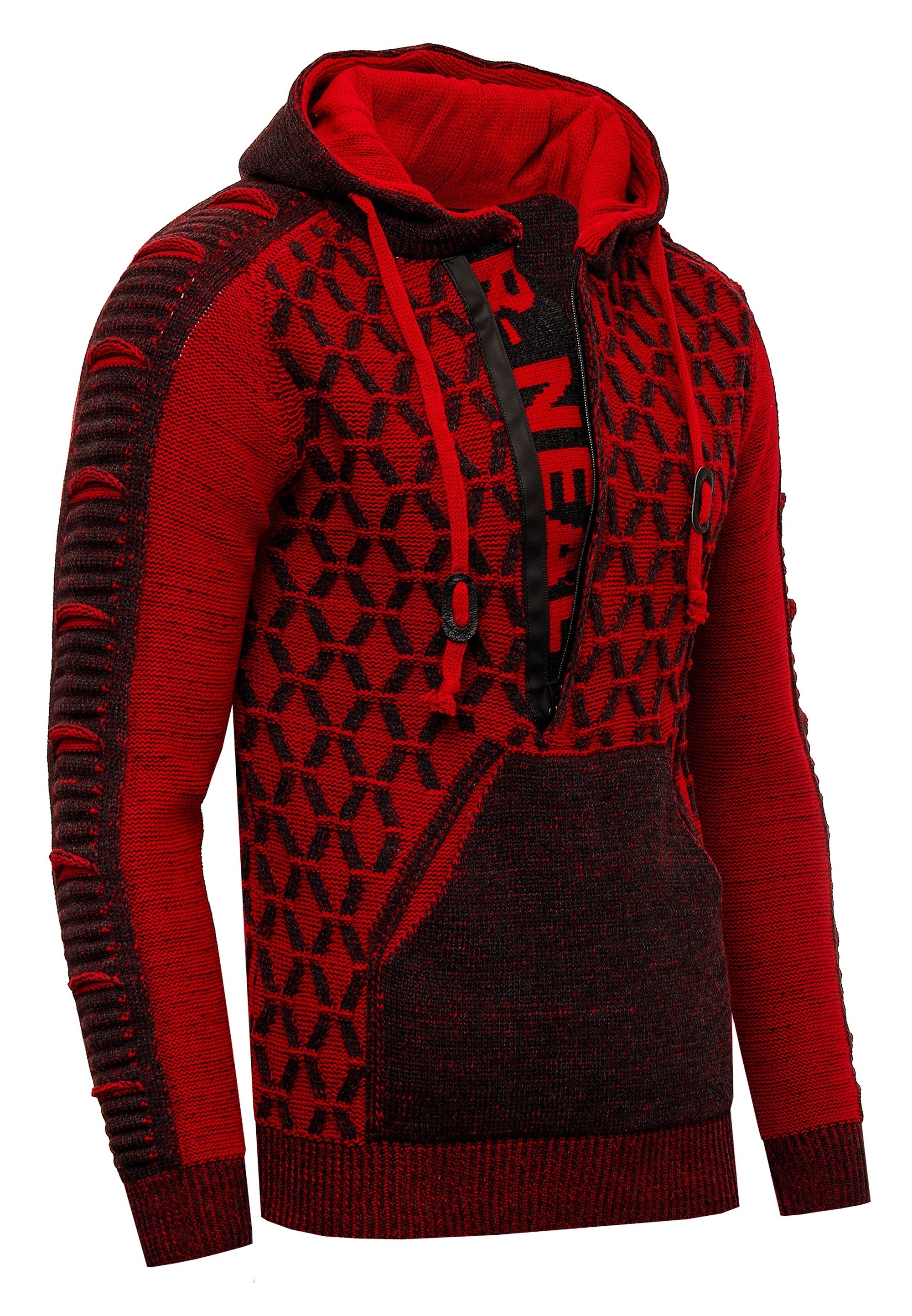 Rusty Neal Kapuzensweatshirt , in ausgefallenem Design
