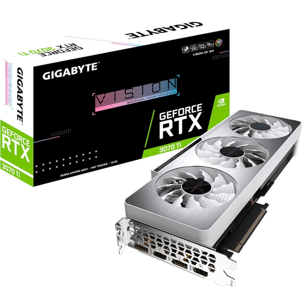 Gigabyte Grafikkarte »GeForce RTX 3070Ti Vision«, 8 GB, GDDR6X