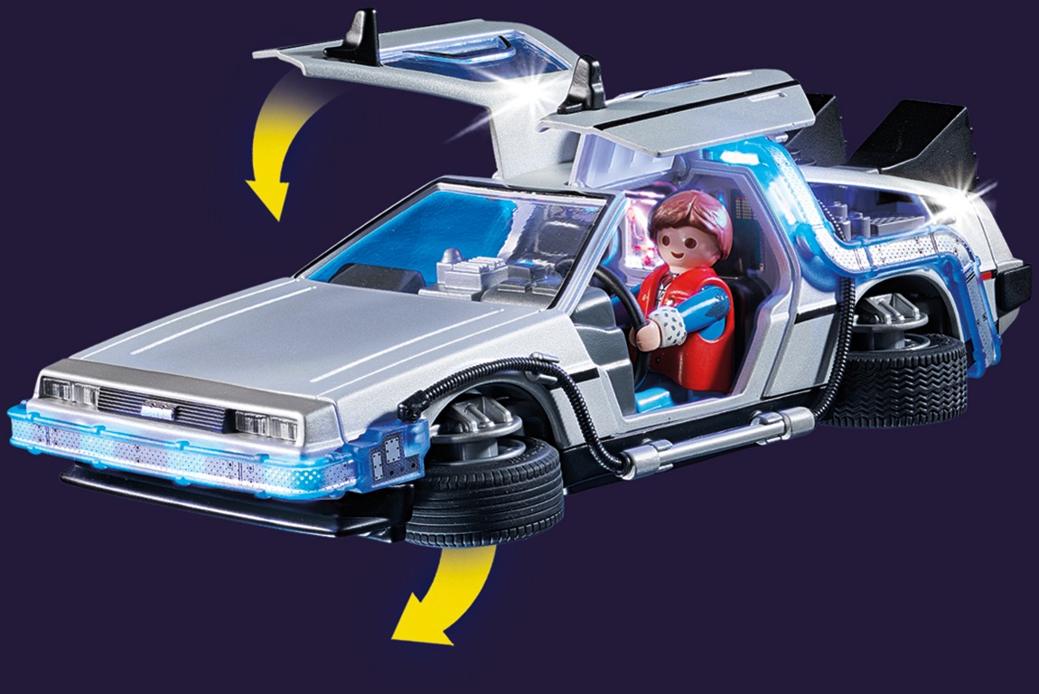 Playmobil® Konstruktions-Spielset »Back to the Future DeLorean (70317), Back to the Future«, (64 St.), Made in Germany