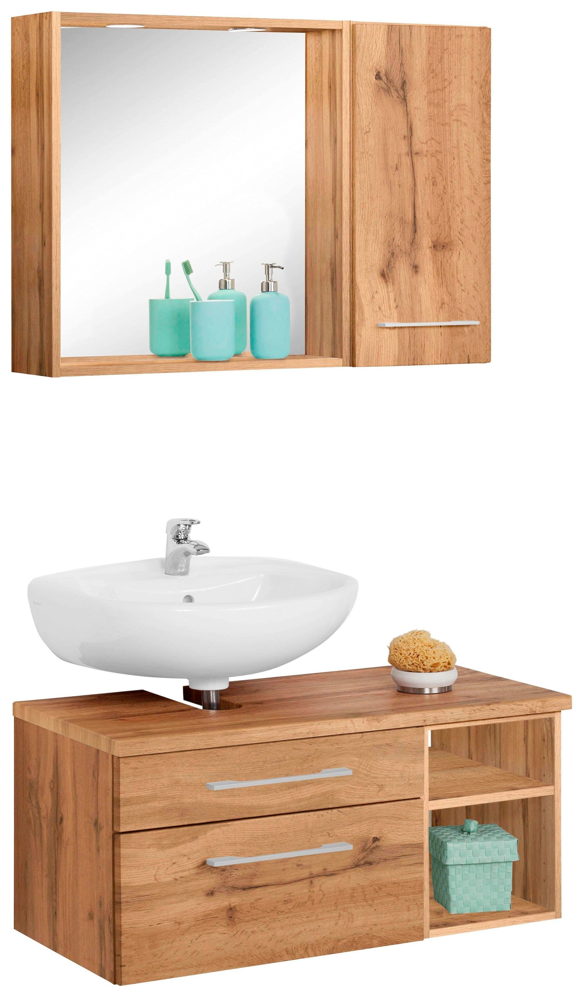 welltime Badmöbel-Set "Davos" 3 Stk. tlg. günstig online kaufen