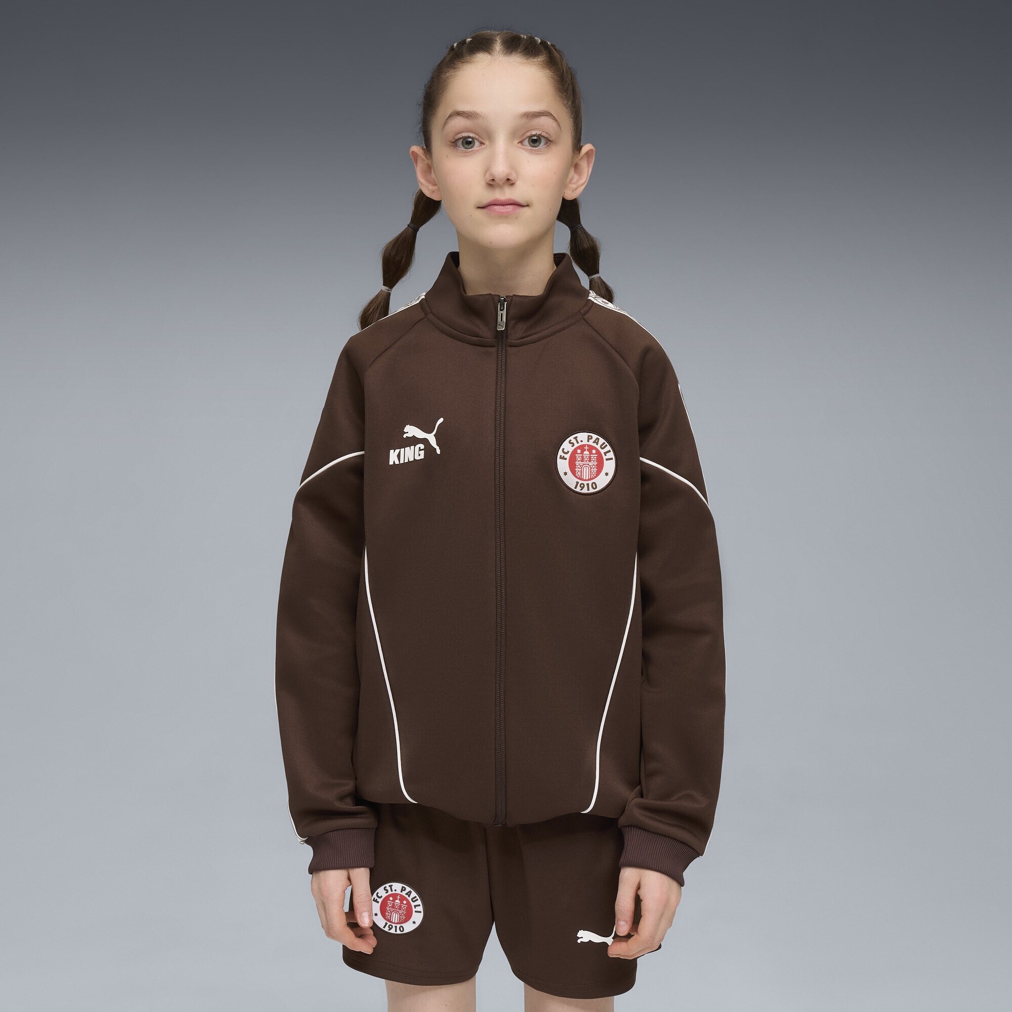 PUMA Sweatjacke »FC St. Pauli KING Anthem Jacke Jugendliche«
