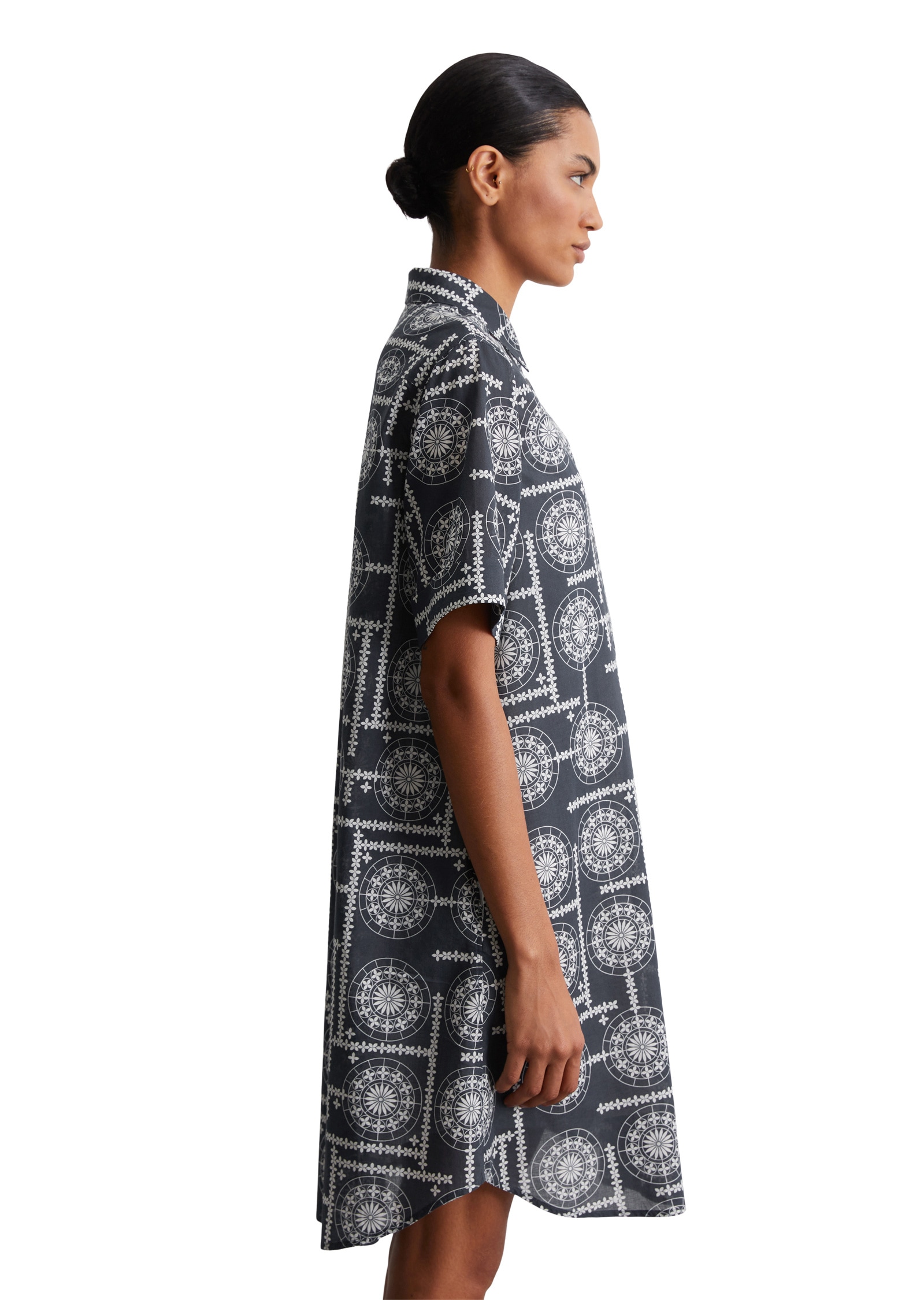 Marc O'Polo Hemdblusenkleid »aus leichtem Baumwoll-Voile«