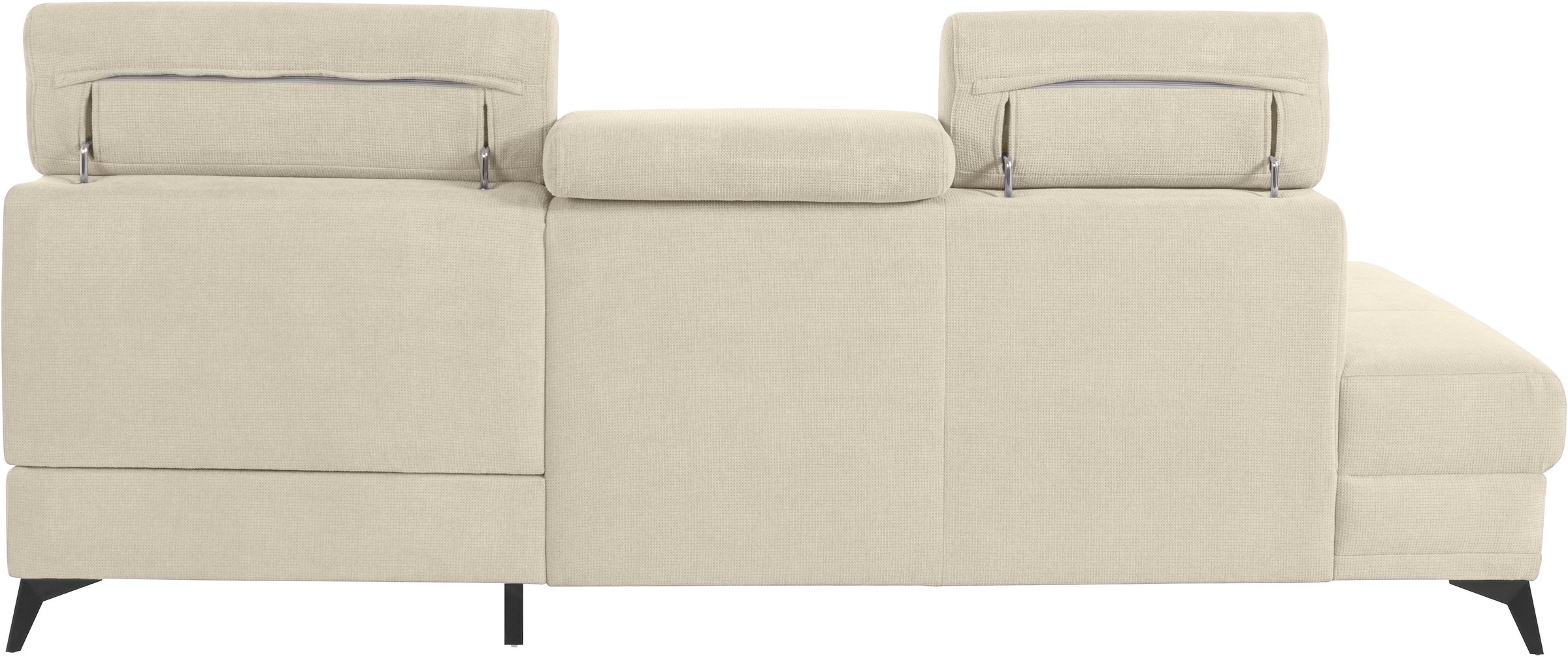 INOSIGN Ecksofa »Cardiz L-Form«, inkl.Kopfteilverstellung und Federkern wahlweise mit Bettfunktion