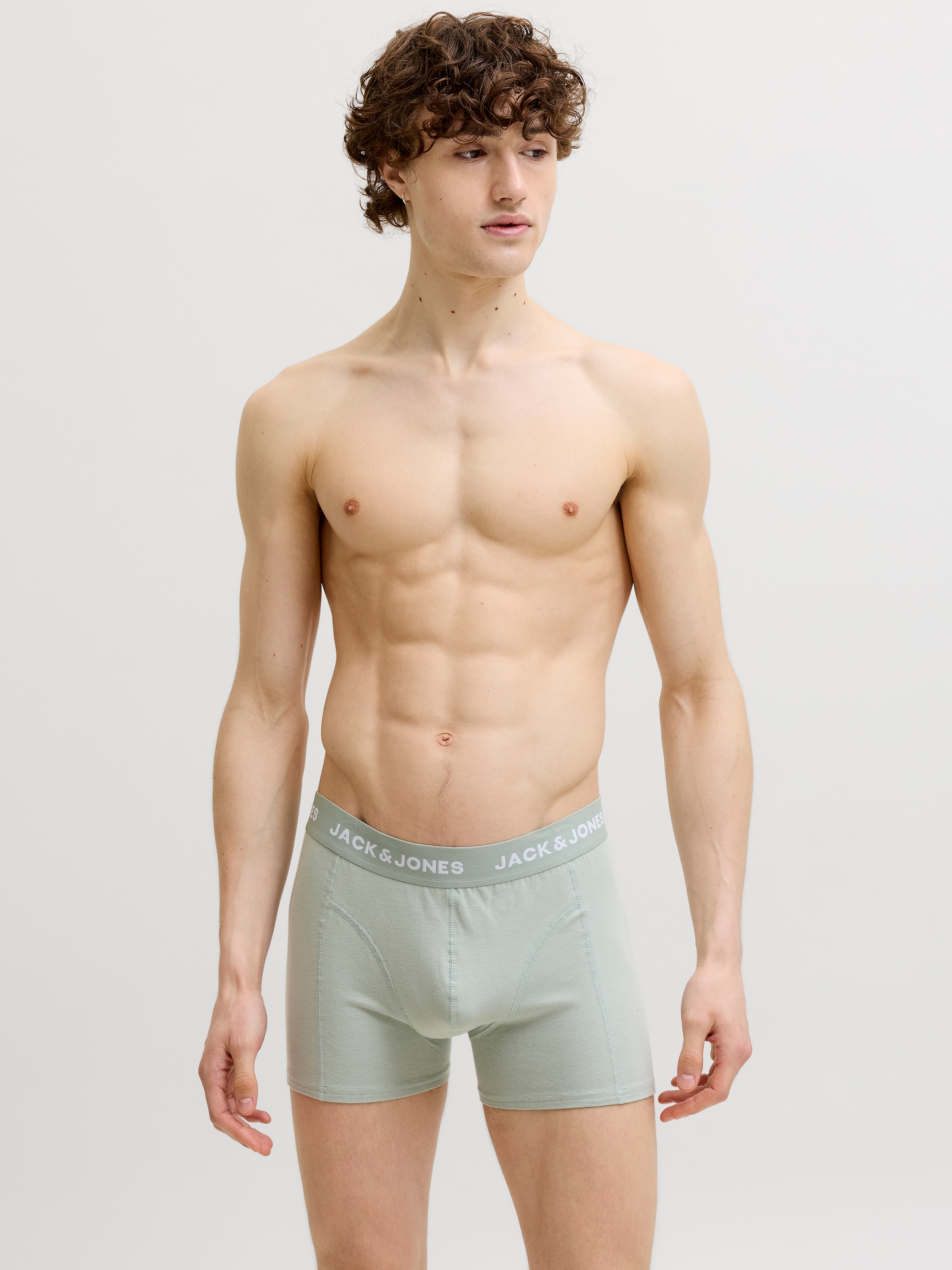 Jack & Jones Trunk »JACBENJA SOLID TRUNKS 7 PACK STYD« Packung, 7 Stk. Baumwollmischung, elastischer Bund