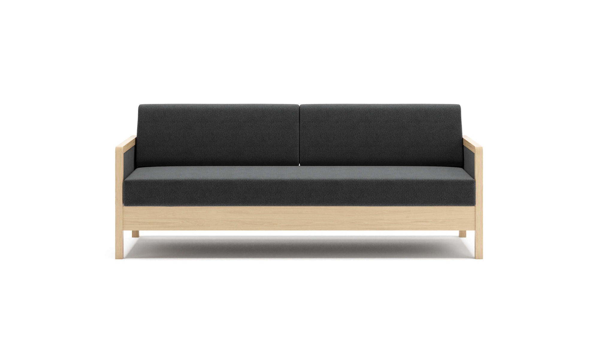 HESTBÆK Schlafsofa "Hestbæk 168 3-Sitzer, Bettfunktion, Breite 208cm, Komfortsitzhöhe 47cm" Umklappbar, Querschläfer, sehr komfortabel, Stauraum
