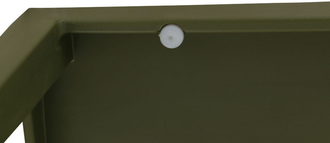 Siena Garden Gartensessel »Square 2er Set Stapelstuhl olive« Set, 2 Stk. tlg. Gestell, Polypropylen/Glasfaser