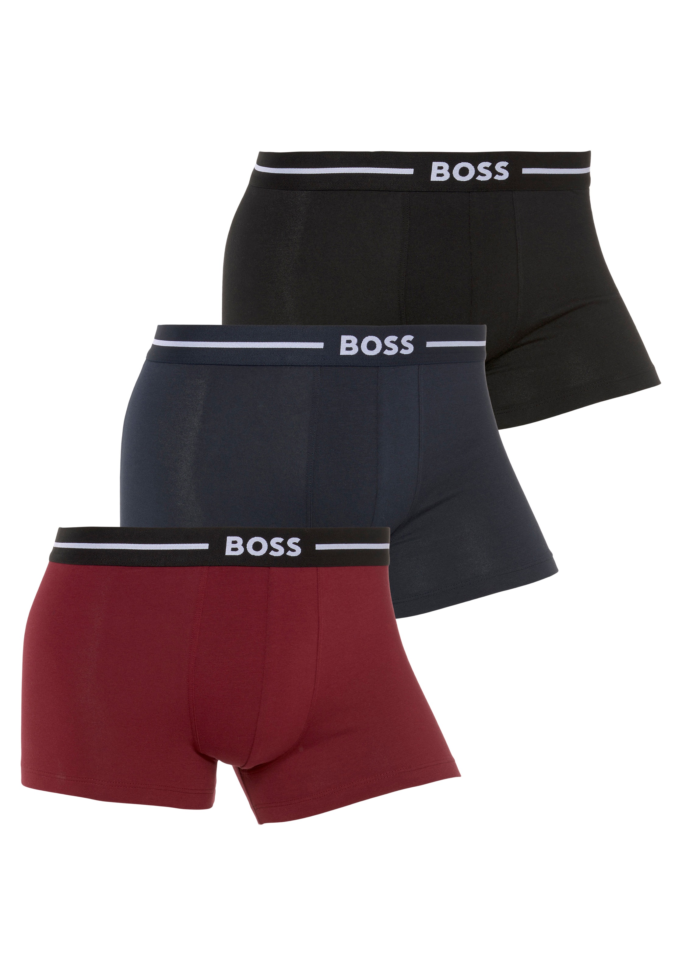 BOSS Trunk "Trunk 3P Bold", (Packung, 3er Pack), mit elastischem Bund