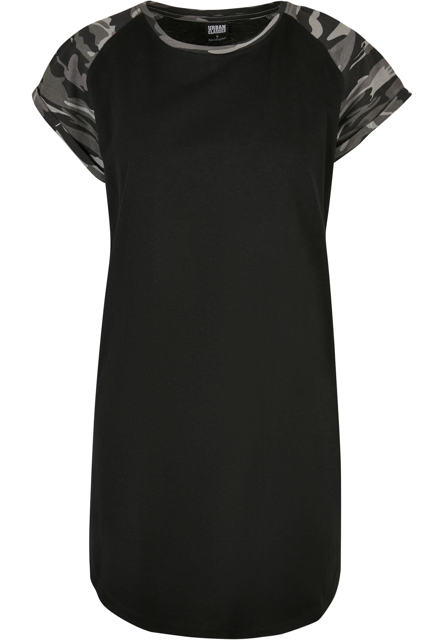 URBAN CLASSICS Jerseykleid »Damen Ladies Contrast Raglan Tee Dress«, (1 tlg.)  kaufen | BAUR