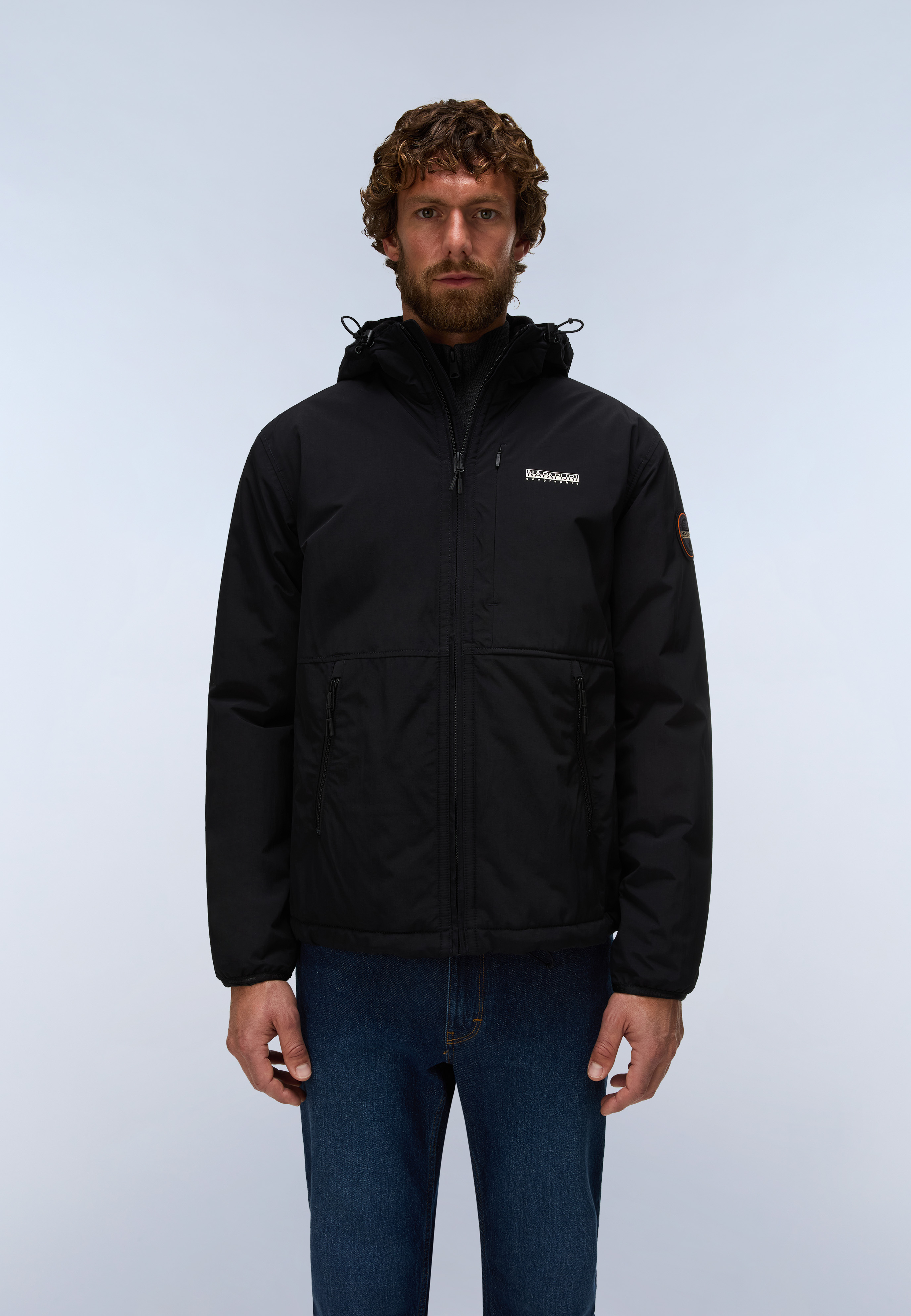 Napapijri Winterjacke "TUNDRA" mit Kapuze mit regulierbarer Kapuze, Regular Fit