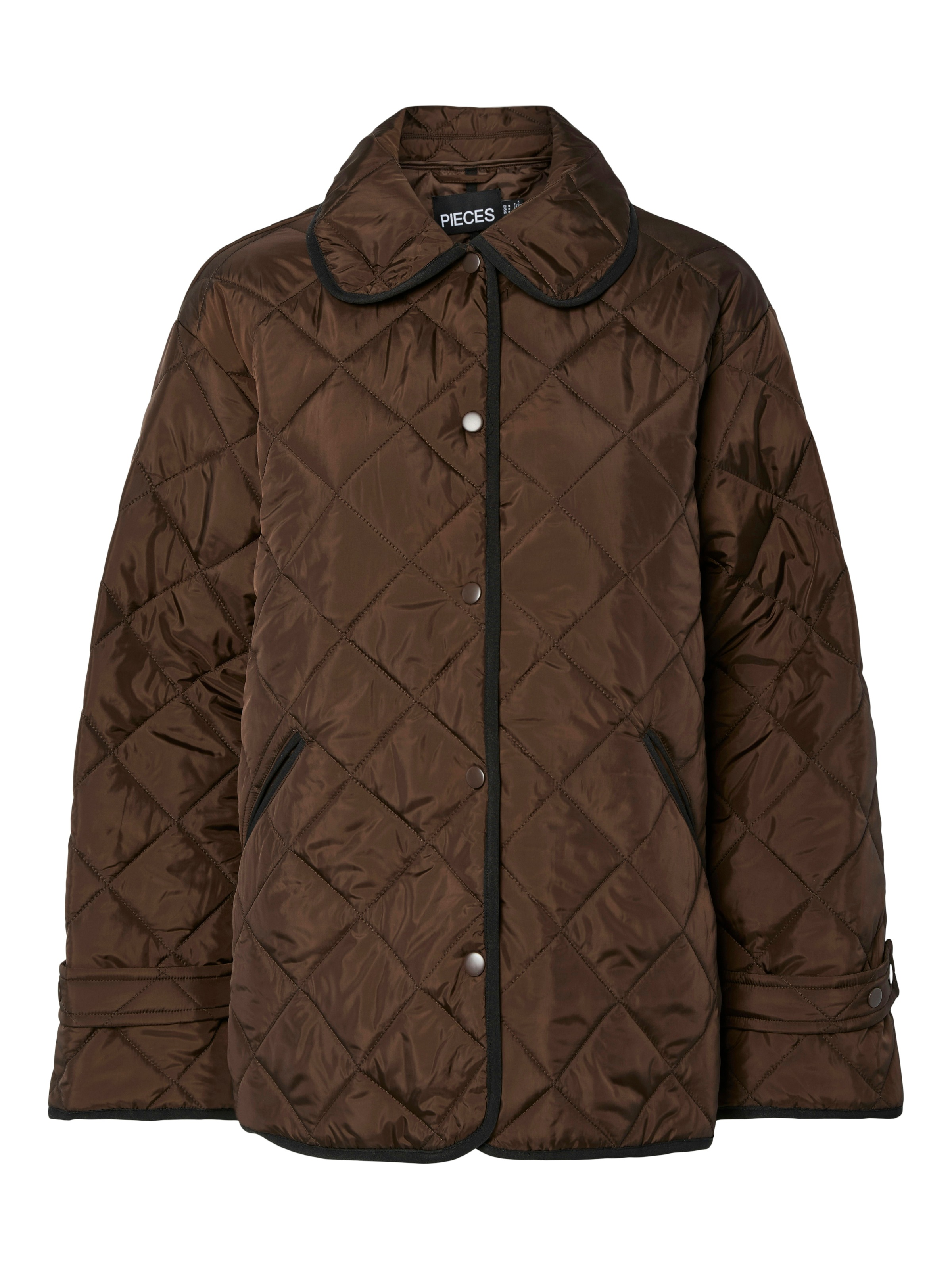 pieces Steppjacke »PCEMILY SHORT QUILTED JACKET NOOS BC« Kunstfaser