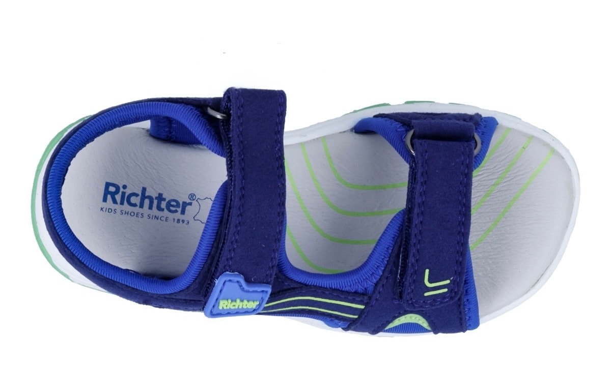 Richter Sandale »Leon«  Sommerschuh, Riemchensandale, Größenschablone zum Download, mit WMS