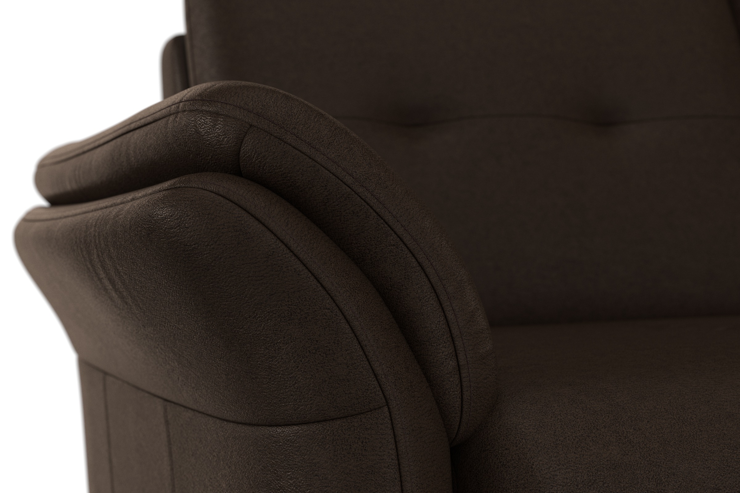 sit&more 2-Sitzer »Göteborg«, inklusive Sitztiefenverstellung und Federkern