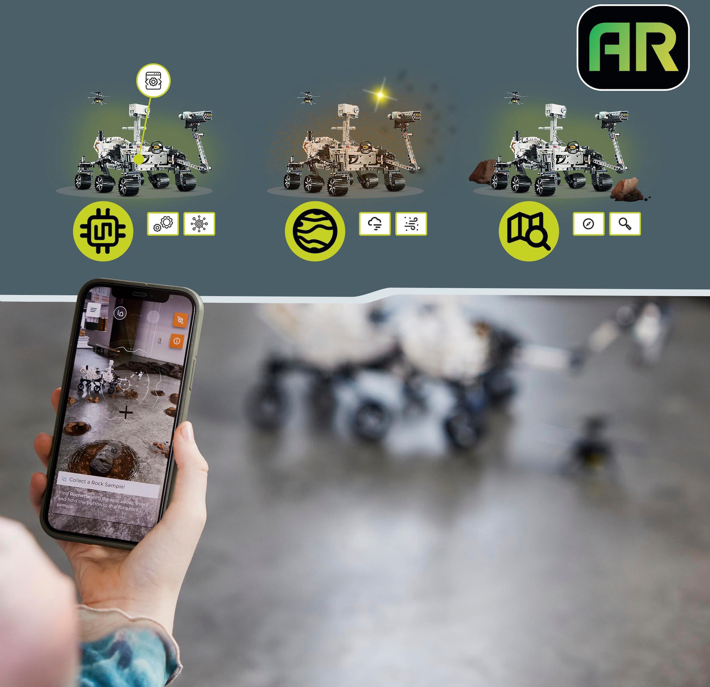 LEGO® Konstruktionsspielsteine »NASA Mars Rover Perseverance (42158), LEGO® Technic«, (1132 St.), Made in Europe