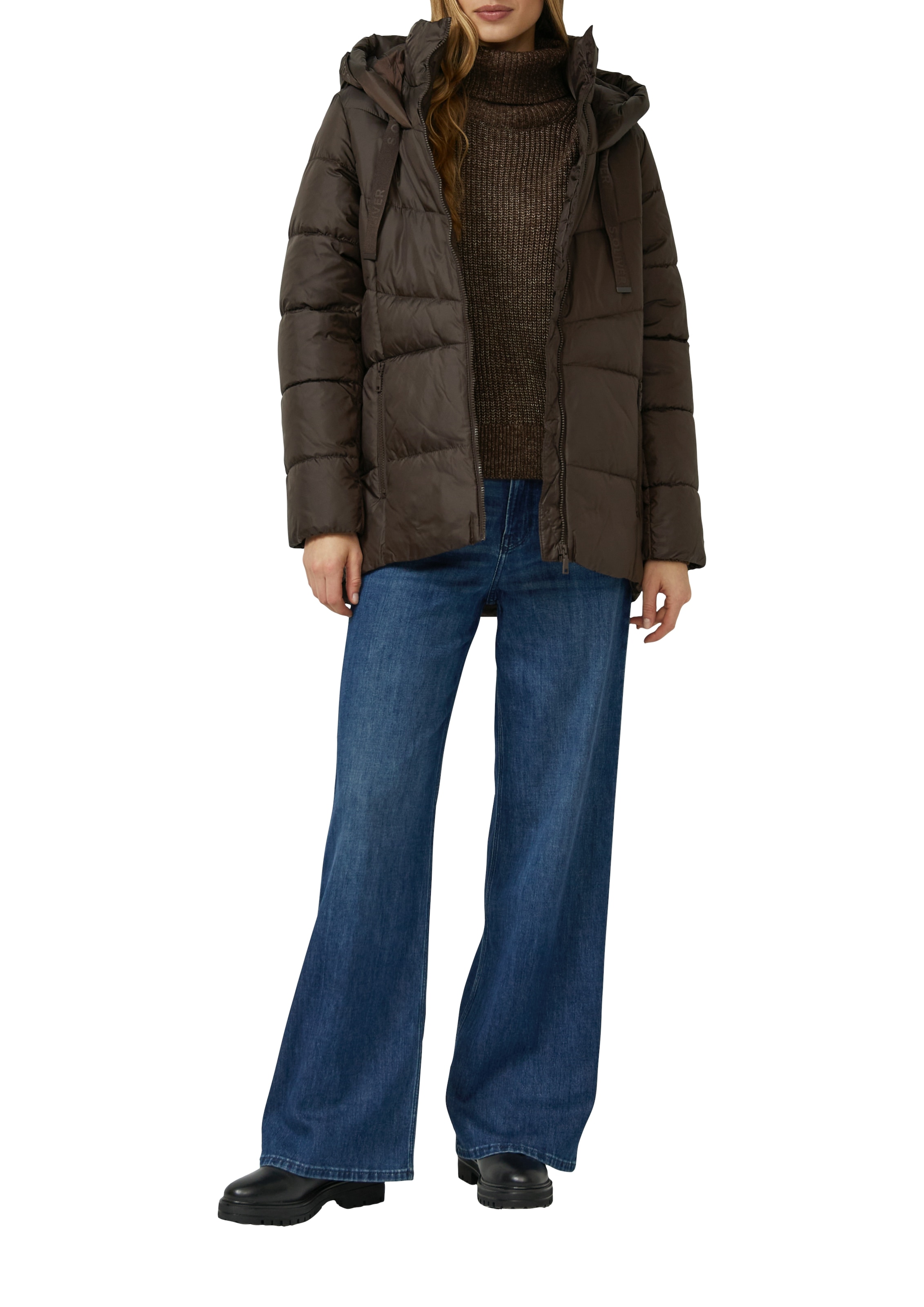 s.Oliver Strickpullover Oversize, mit weiten Ärmeln und Rollkragen