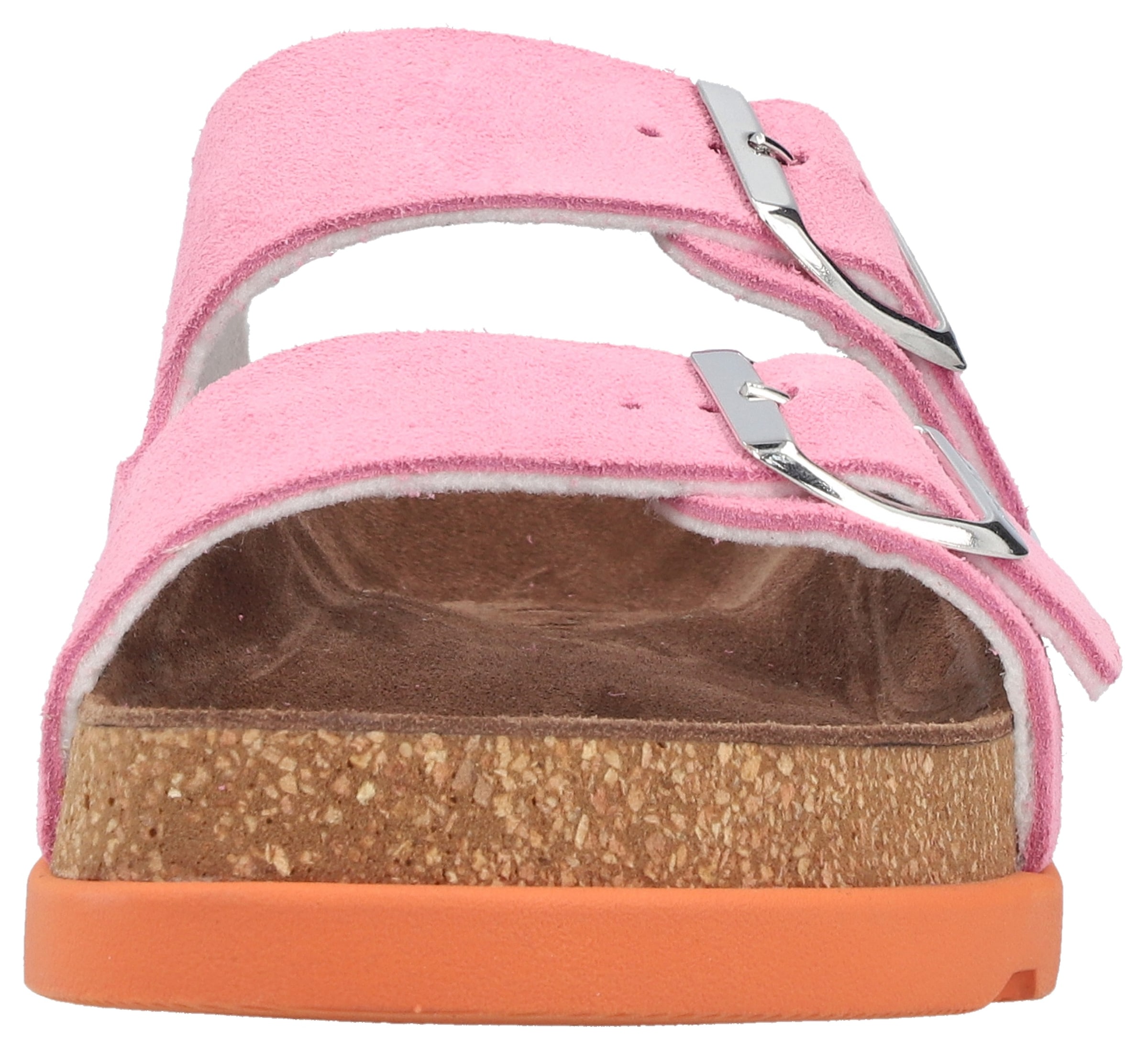 Rieker Pantolette  Hausschuh, Sommerschuh, Strandschuh, Zweischnaller mit Softfußbett