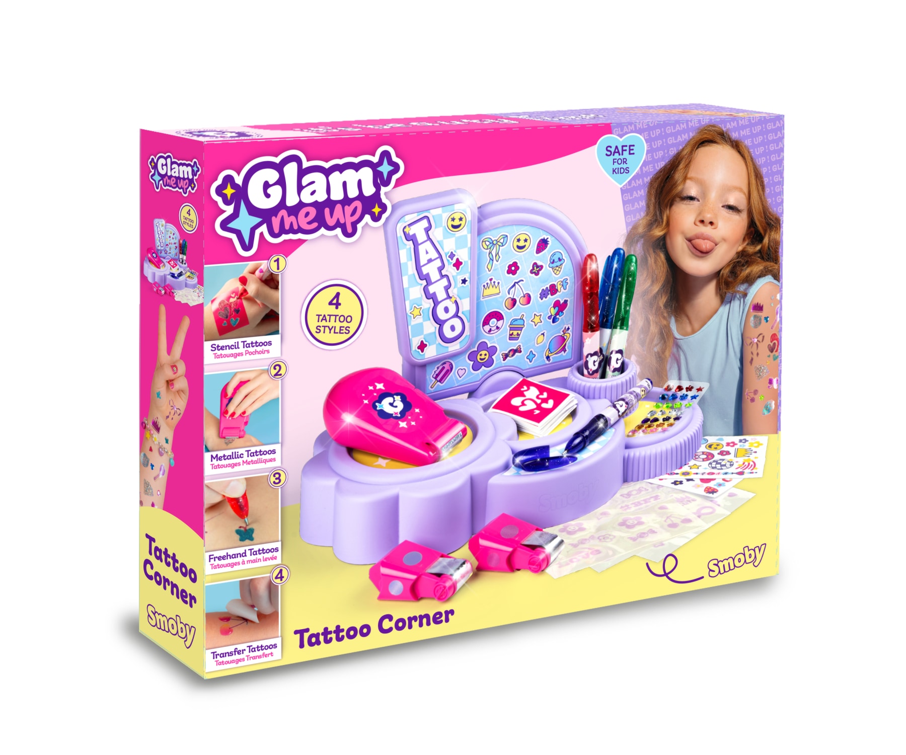 Smoby Kreativset »Glam Tattoo Corner« Made in Europe