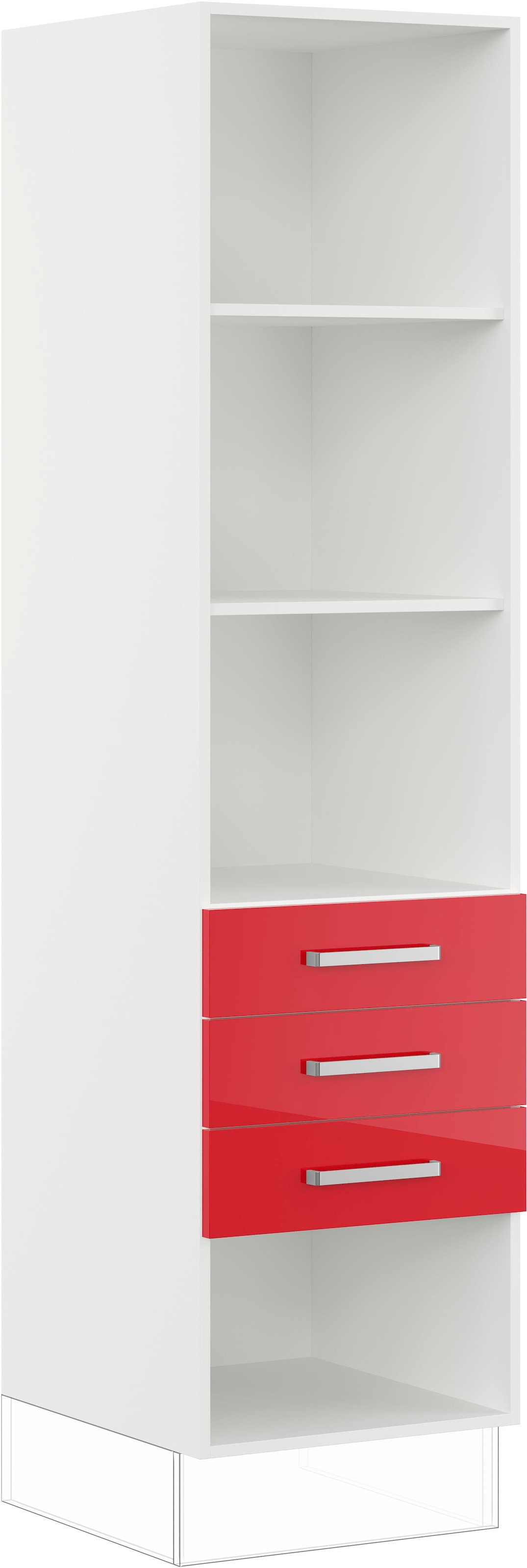 IMPULS KÜCHEN Seitenschrank ""Turin", Breite/Höhe: 50/190,7 cm, mit Soft-Cl günstig online kaufen