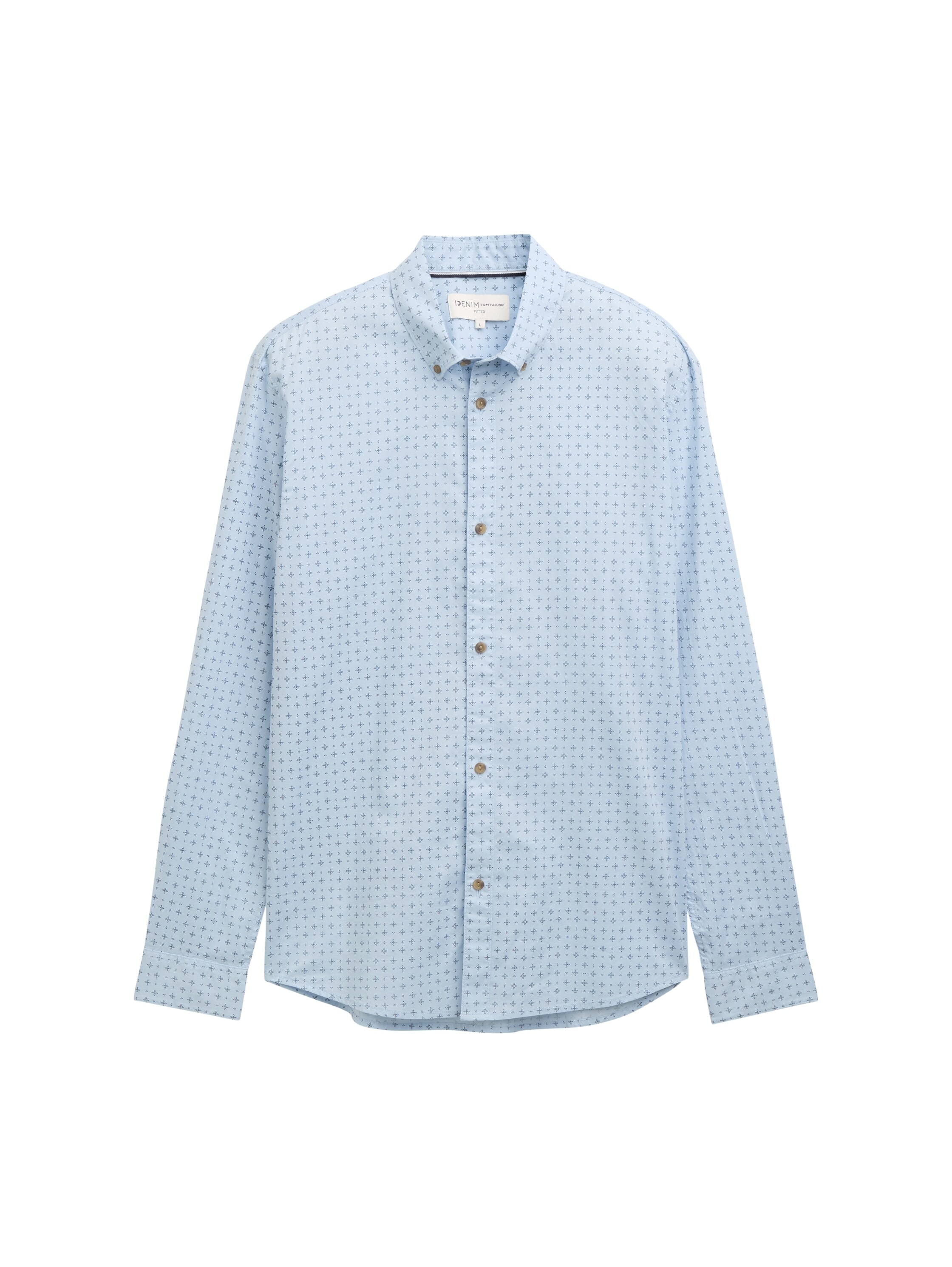 TOM TAILOR Denim Langarmhemd »POPLIN«, mit Streifenmuster