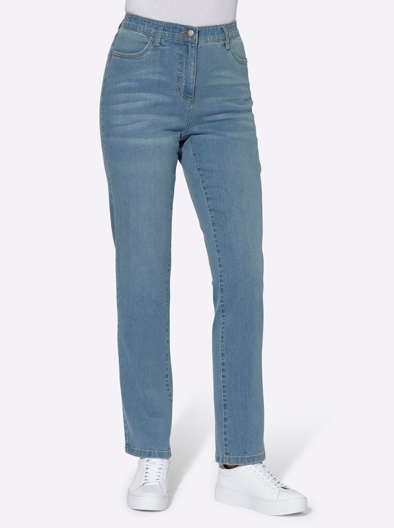 Classic Basics High-waist-Jeans 1 Stk. tlg. günstig online kaufen