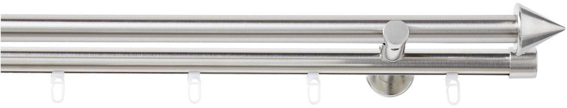 Good Life Kombi-Vorhangstange "Punta" Ø 20 mm 2 läufig-läufig Fixmaß günstig online kaufen