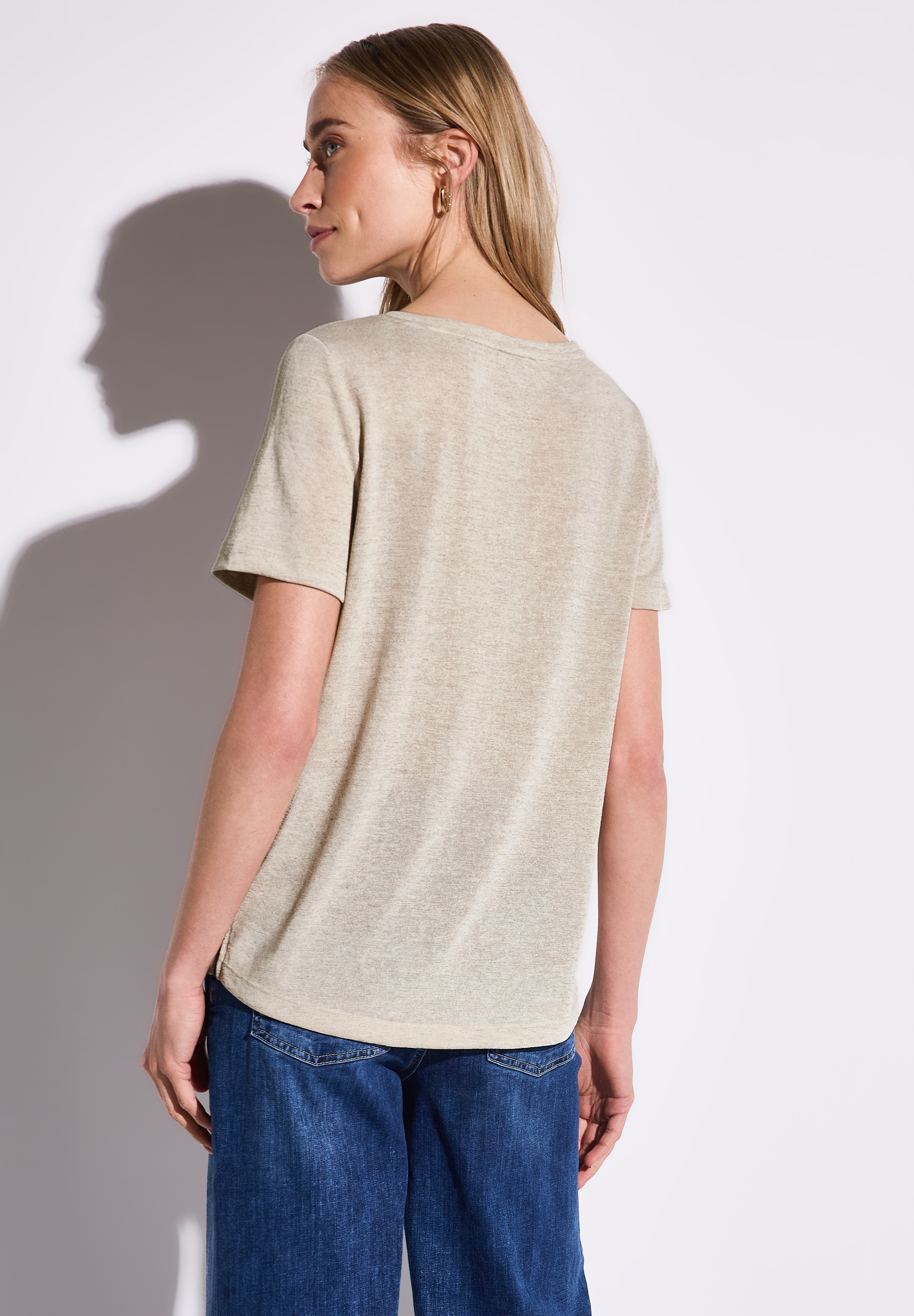 STREET ONE T-Shirt, mit Rundhalsausschnitt