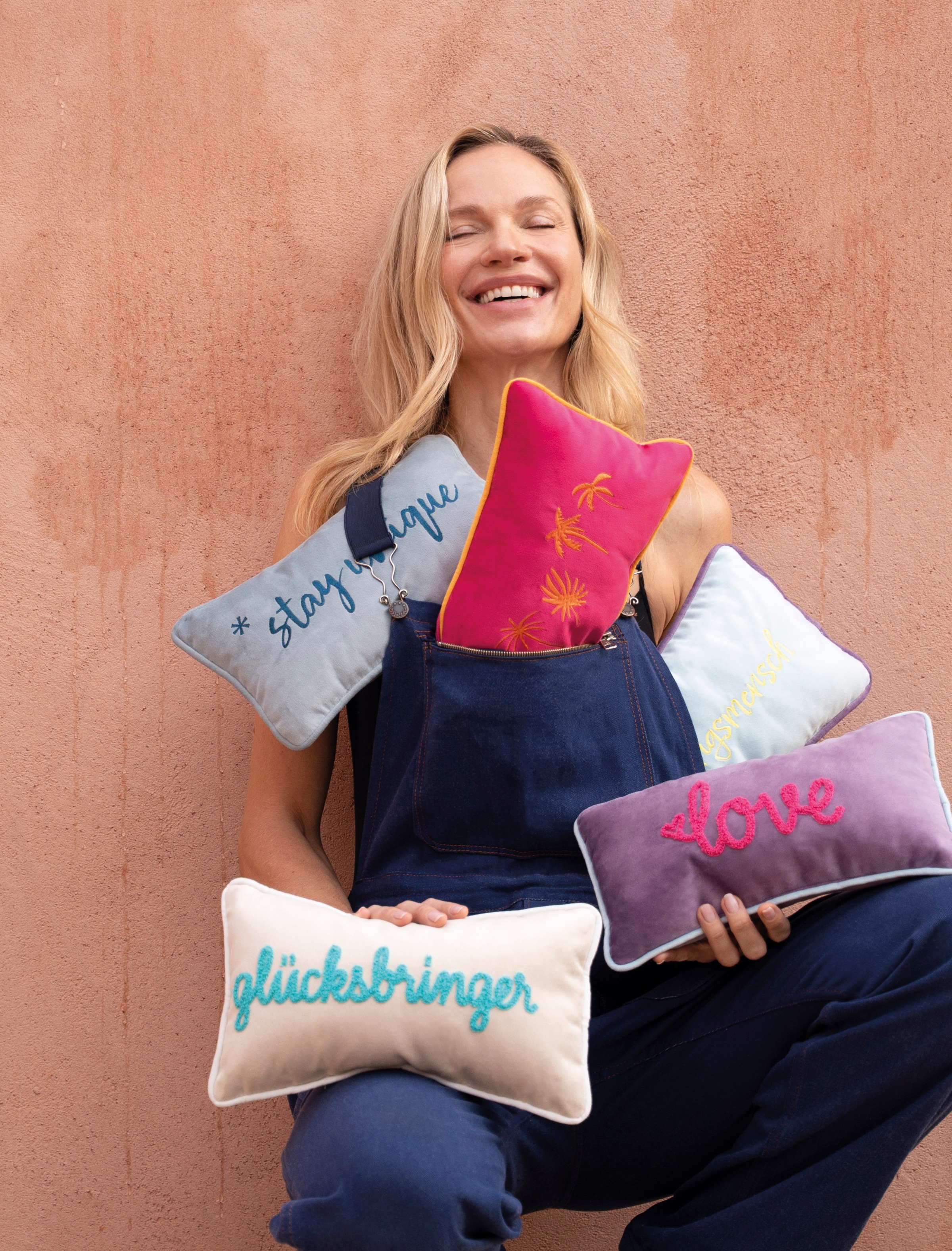 PAD Dekokissen "PETITE BUNNIES" Embroidery günstig online kaufen