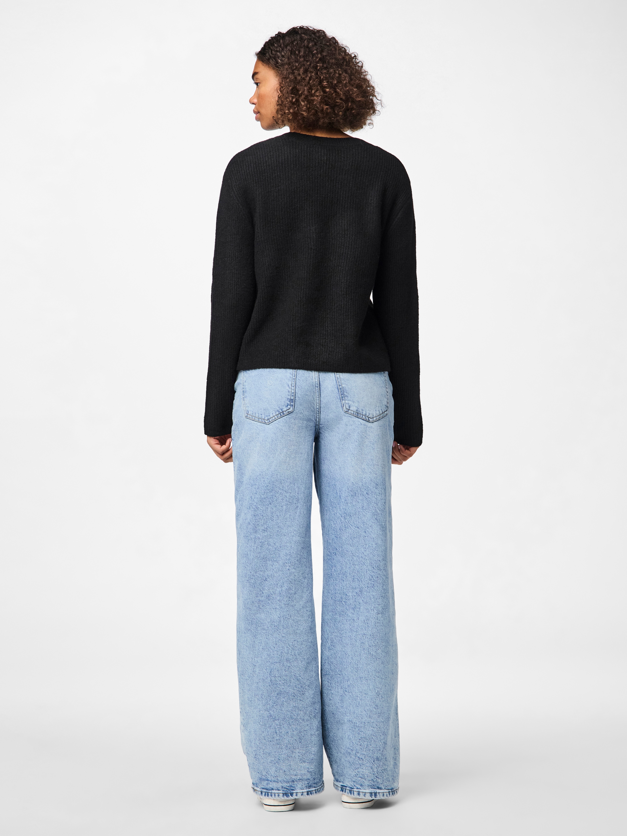 pieces Strickjacke »PCSILLY LS REV TIE KNIT NOOS BC«