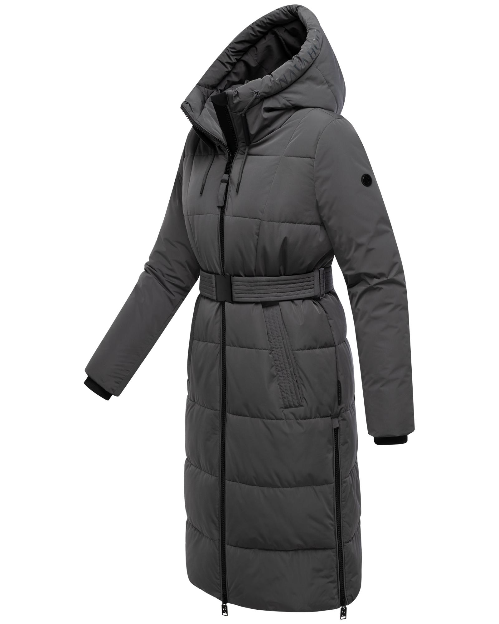 Navahoo Steppmantel "Herbstnebel 14", langer Damen Wintermantel mit Taillen günstig online kaufen