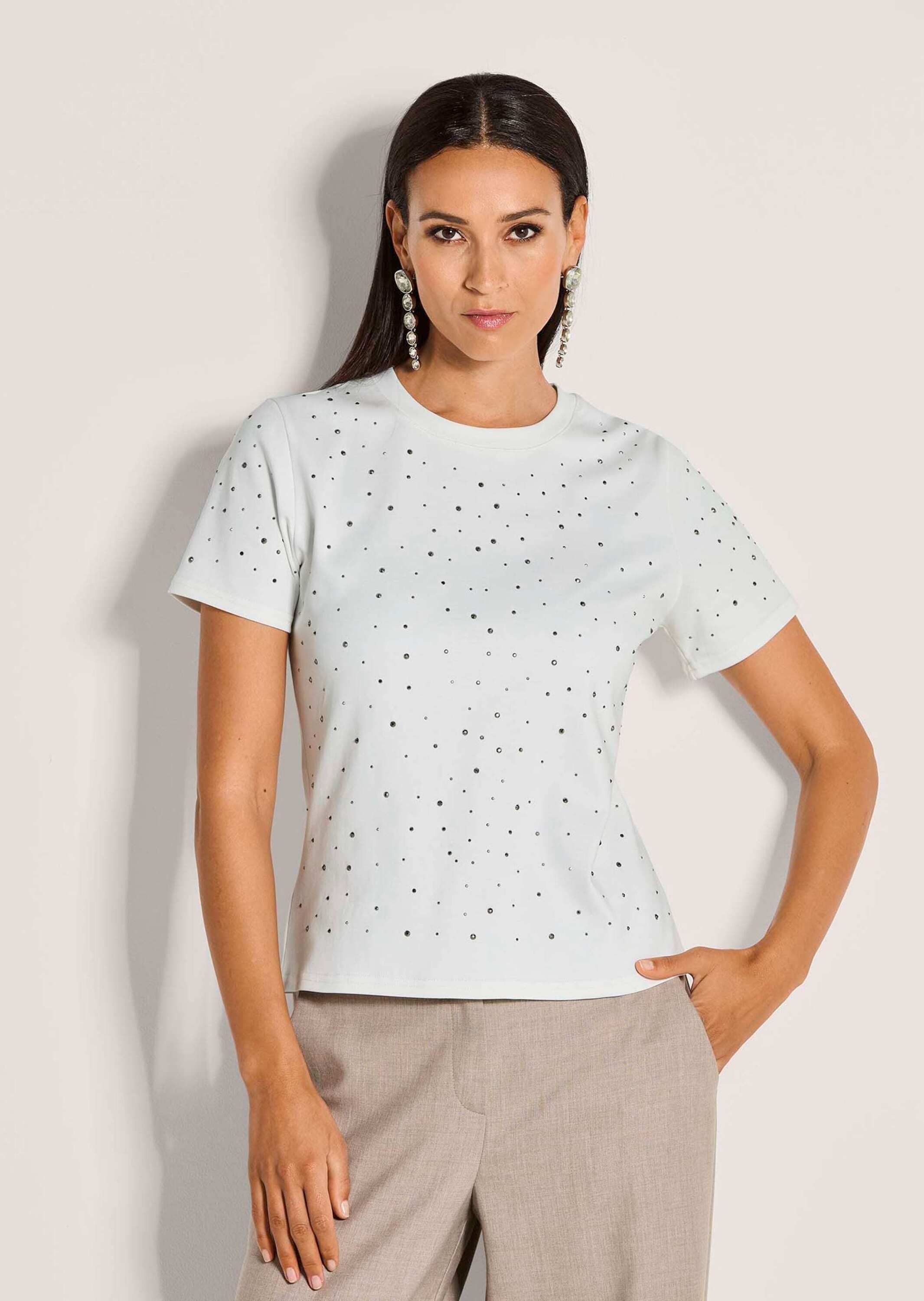 Madeleine Short Sleeve Shirt White Size 36 2