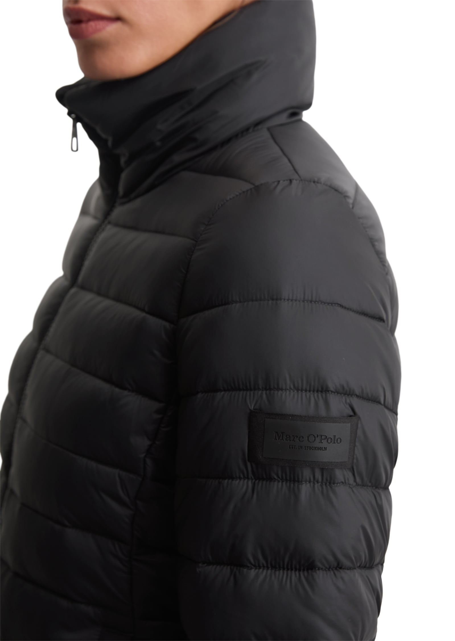 Marc O'Polo Outdoorjacke »mit recycelten Materialien«, ohne Kapuze