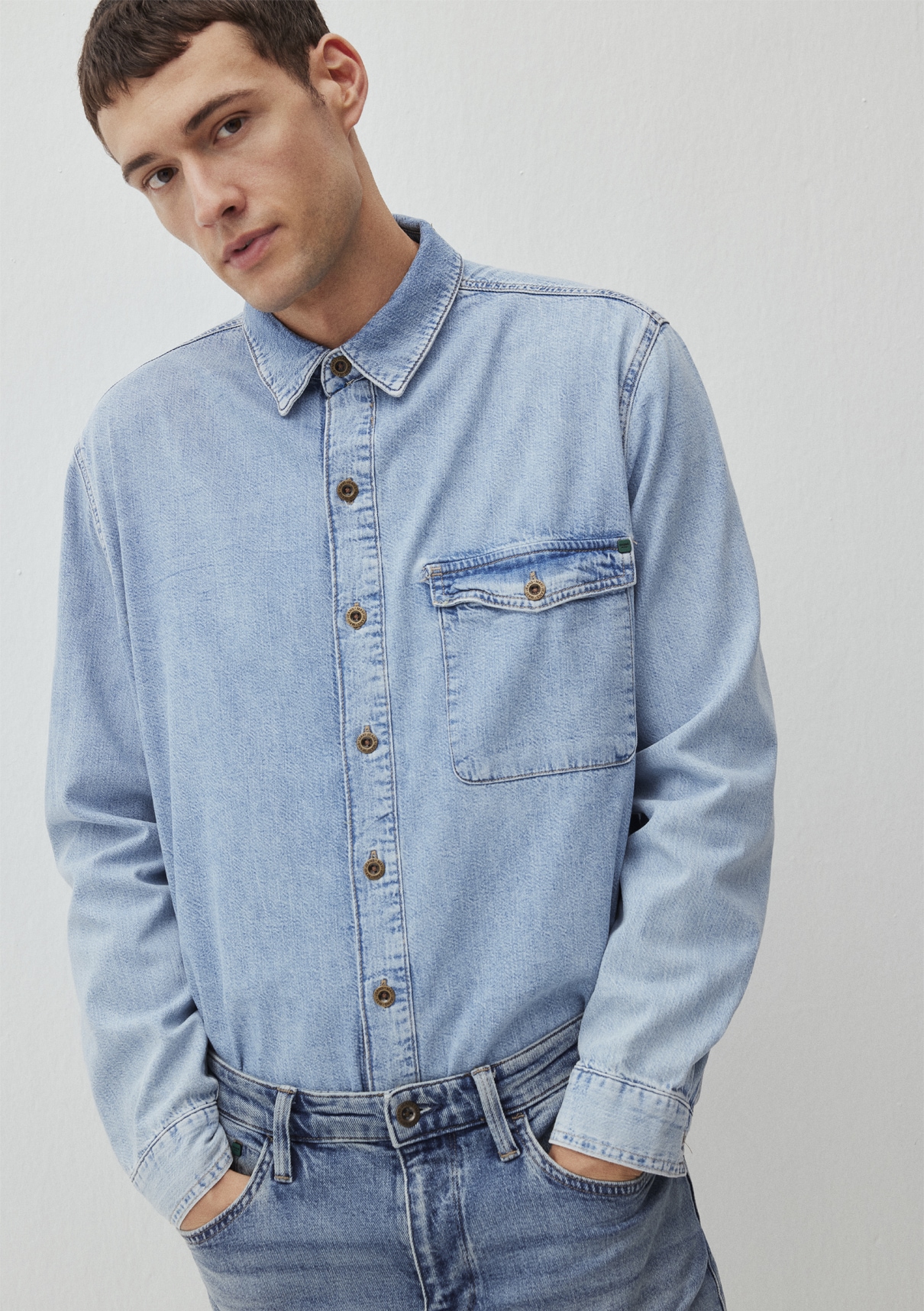 Mavi Jeanshemd »TYLER«, Hemd Denim