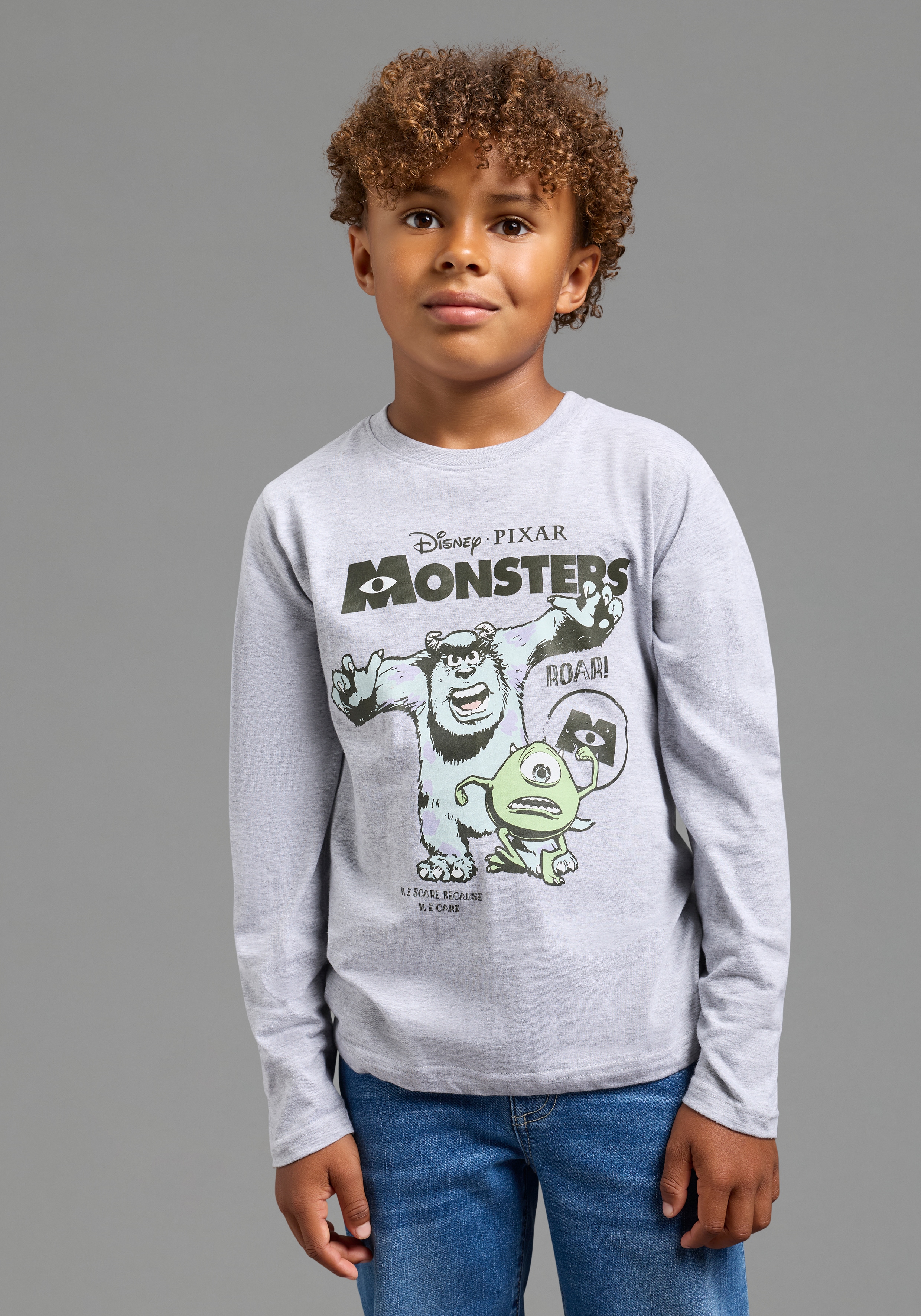 KIDSWORLD Langarmshirt "MONSTERS Shirt, Disney" Disney-Shirt, Basic-Passform, Langarm, mit modischem Druck