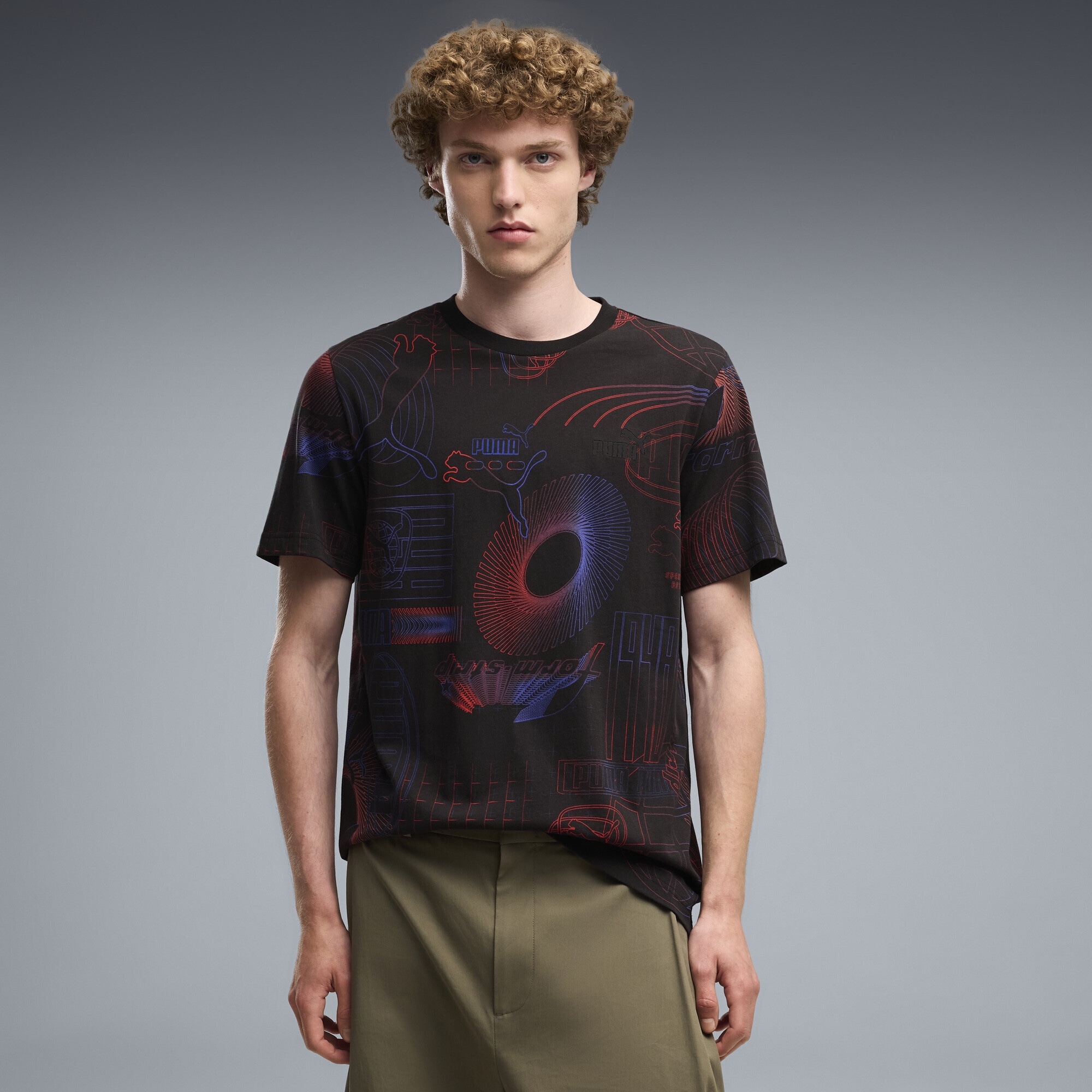 PUMA T-Shirt »Essentials Printed Graphic T-Shirt Herren«
