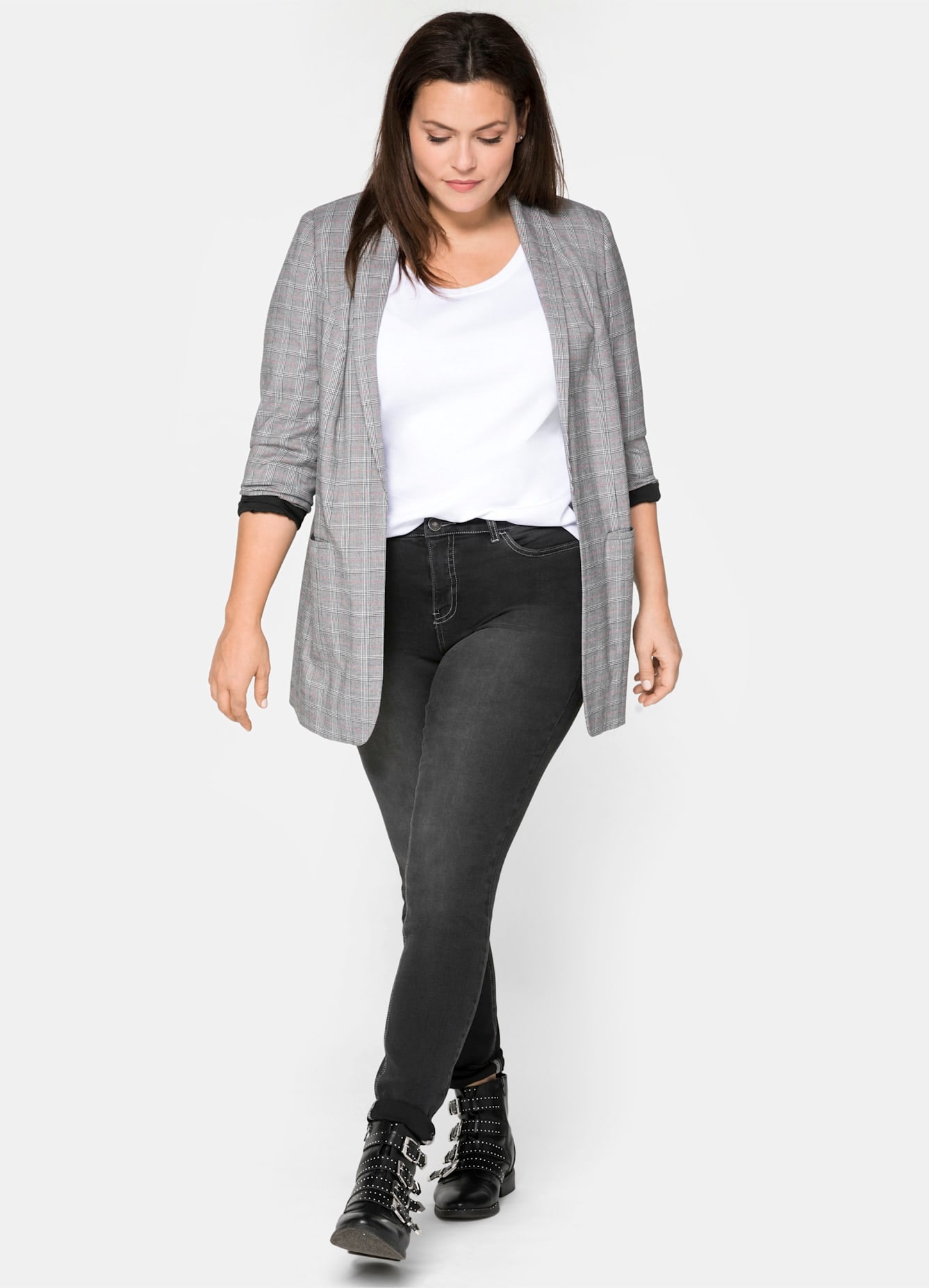Sheego Stretch-Jeans 1 Stk. tlg. günstig online kaufen
