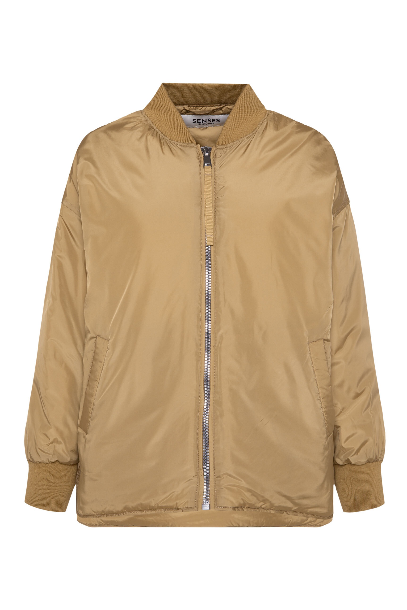 SENSES.THE LABEL Blouson, ohne Kapuze, mit Seitenschlitzen am Saum