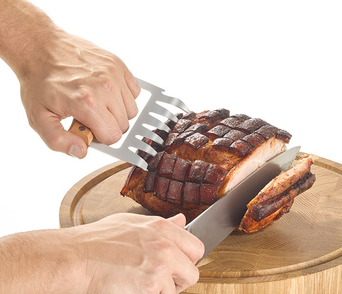 Buddys Fleischgabel "Buddy´s BBQ" Pulled Prok Krallen aus Edelstahl mit Gri günstig online kaufen
